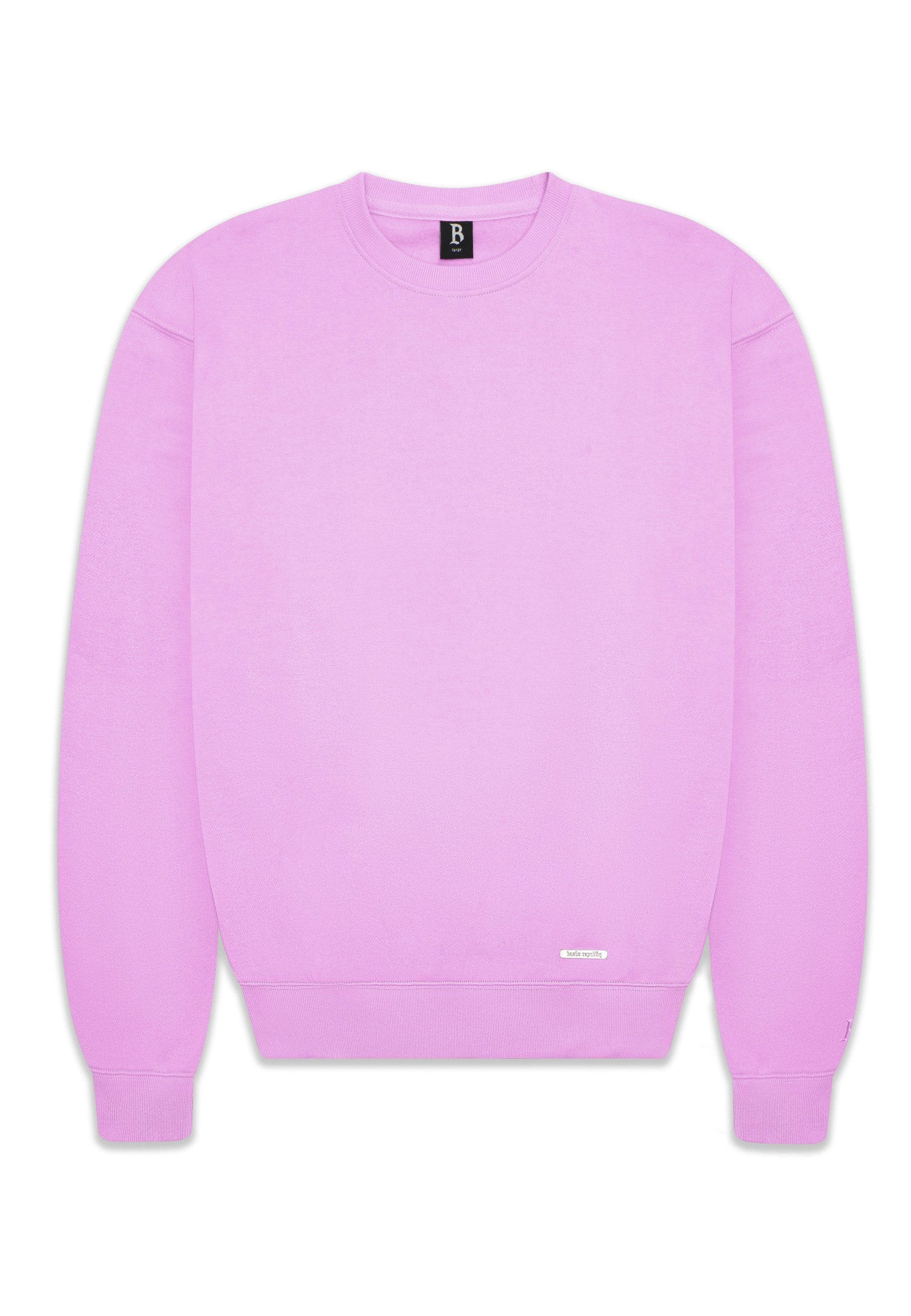 Dropsize Rundhalspullover Dropsize Herren Super Heavy Blank Sweater (1-tlg)