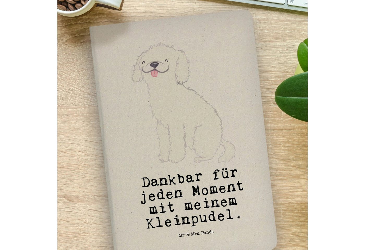 Thumbnail - Mr. & Mrs. Panda Notizbuch Kleinpudel Moment - Transparent - Geschenk, Welpe, DIN A4 Notizbuch B Mr. & Mrs. Panda, Kreat...