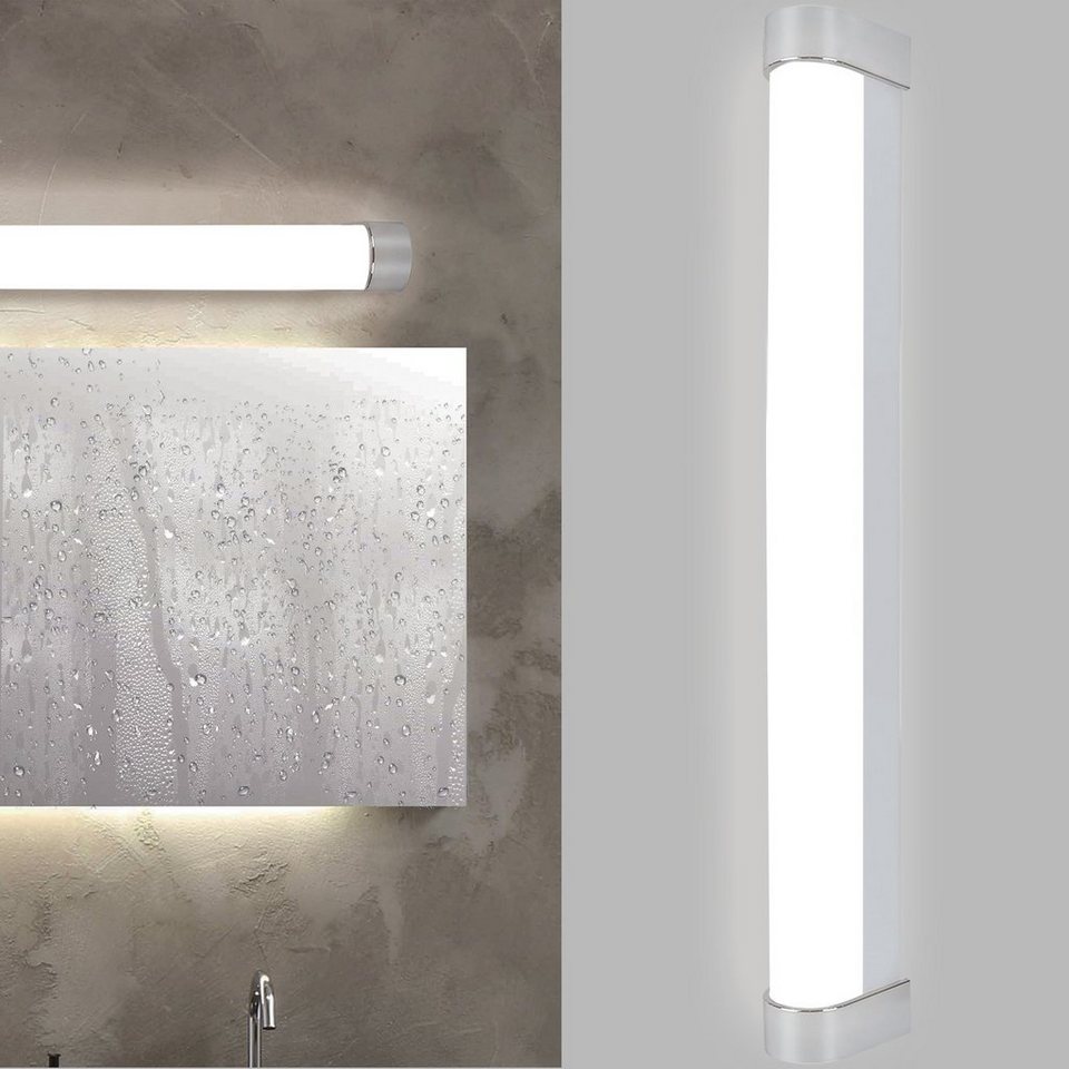 nettlife led spiegelleuchte badezimmer-spiegellampe wandleuchte wasserdicht  ip44 neutralweiß 4000k, led fest integriert, neutrales weiß
