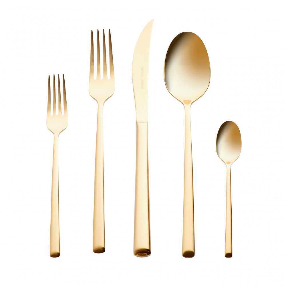 Karaca Besteck-Set Karaca Tivoli Matte Gold 6-Personen 30-teiliges Besteckset