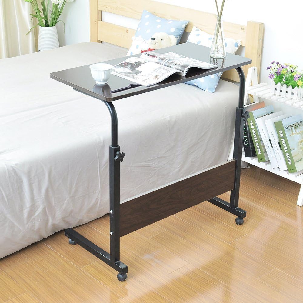 NUODWELL Computertisch Höhenverstellbar Laptoptisch Computertisch mit Rolle günstig online kaufen
