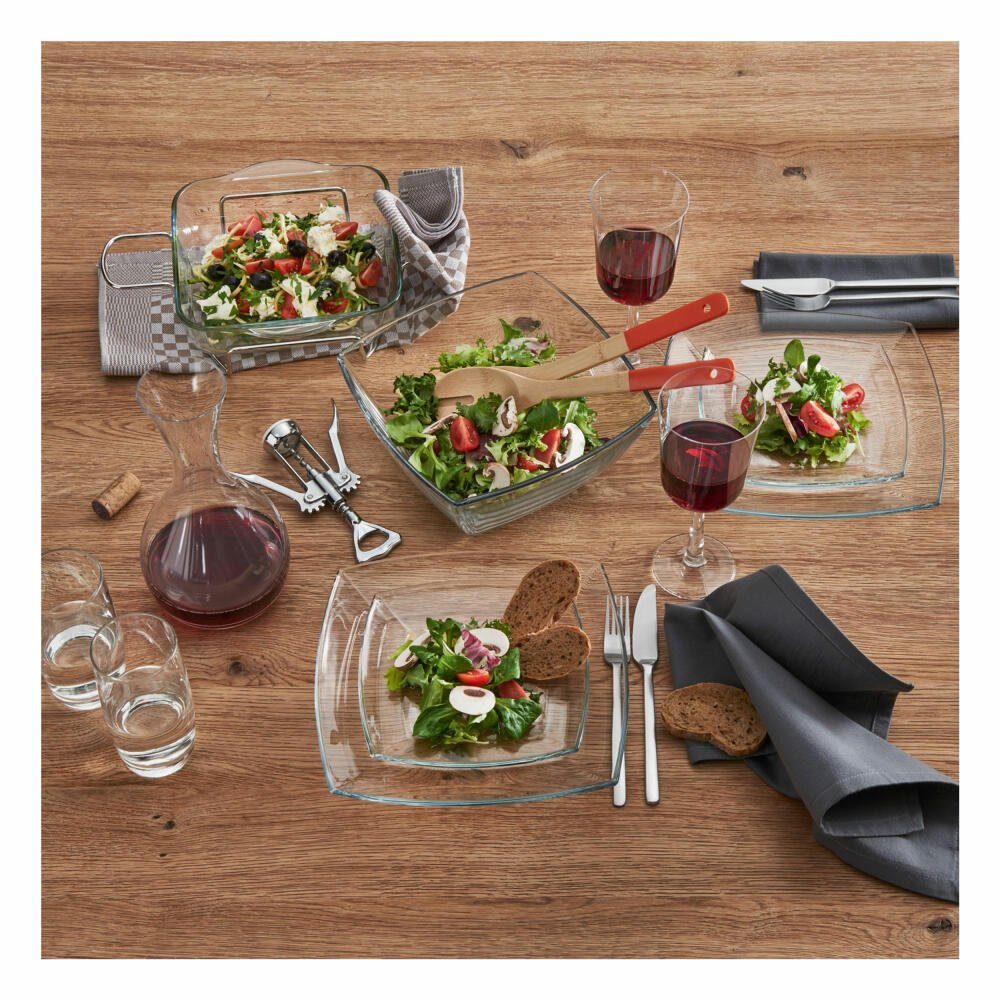 montana-Glas Schale :carré 24 cm