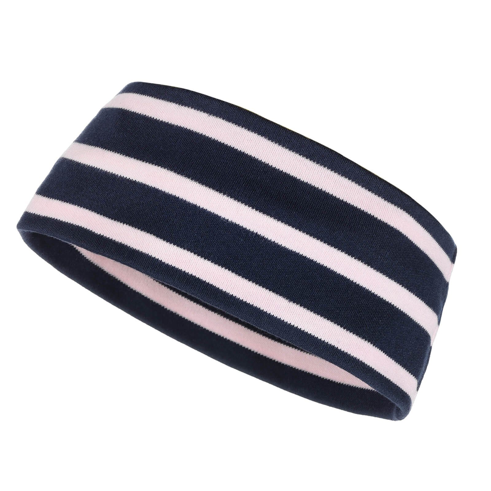 modAS Stirnband Unisex Kopfband Maritim für Kinder und Erwachsene zweilagig Baumwolle (43) blau / rosa