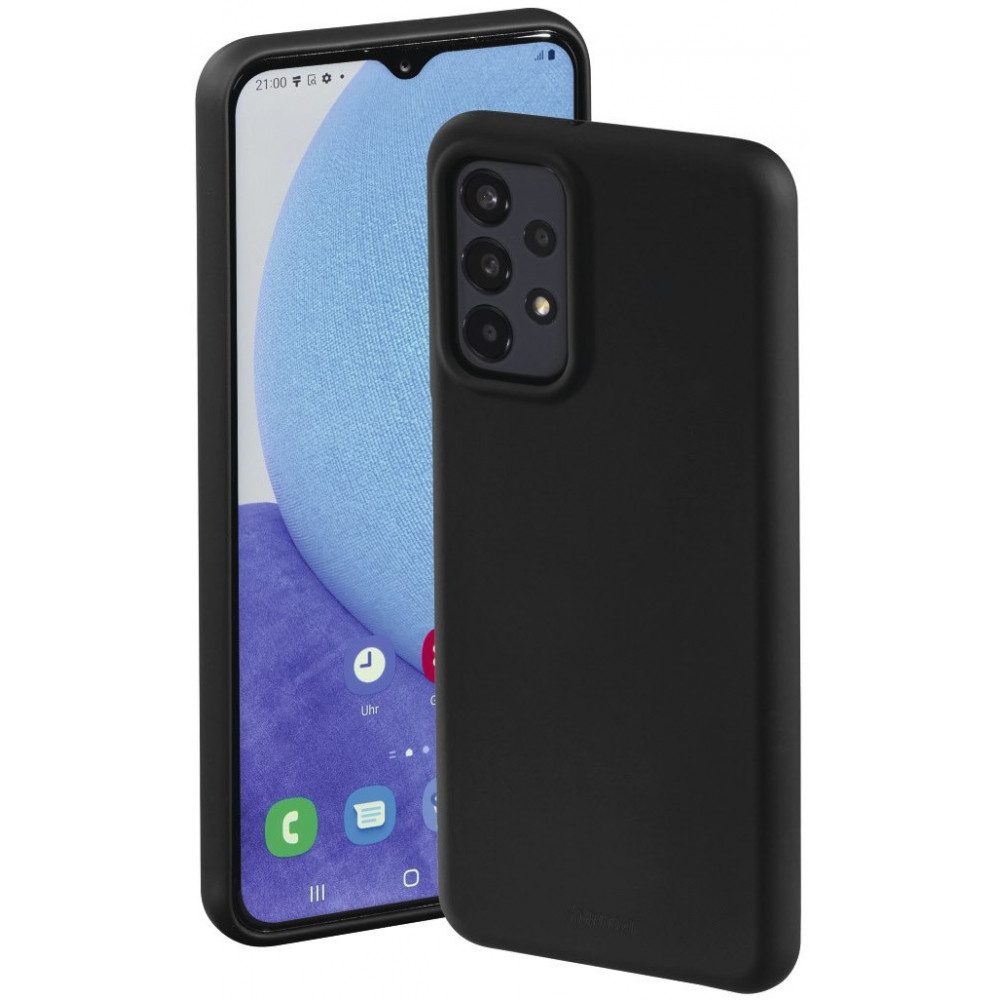Handyhülle Hama Cover Finest Feel für Galaxy A23 4G/5G schwarz
