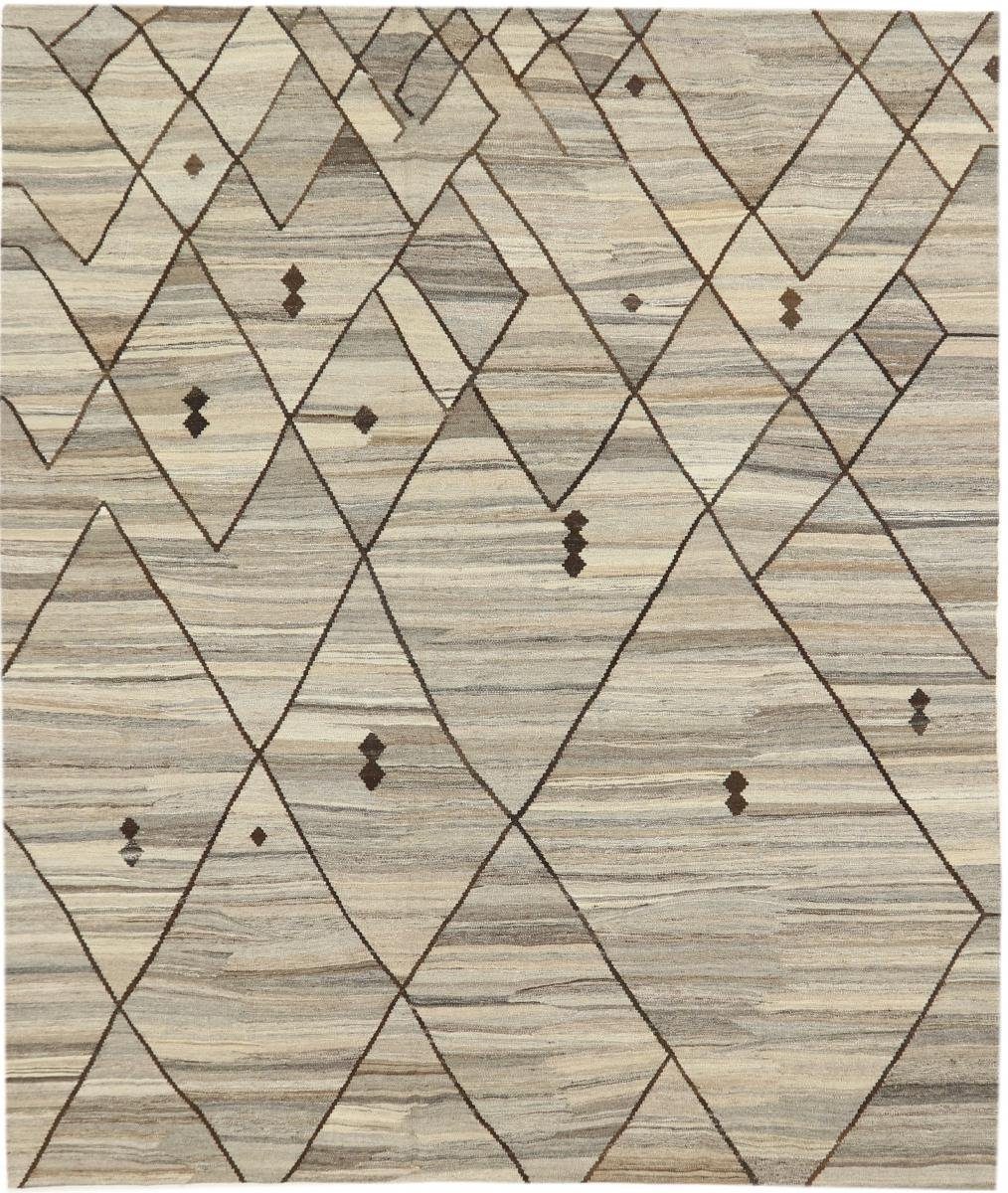 Orientteppich Kelim Berber Design 253x299 Handgewebter Moderner Orientteppich, Nain Trading, rechteckig, Höhe: 3 mm