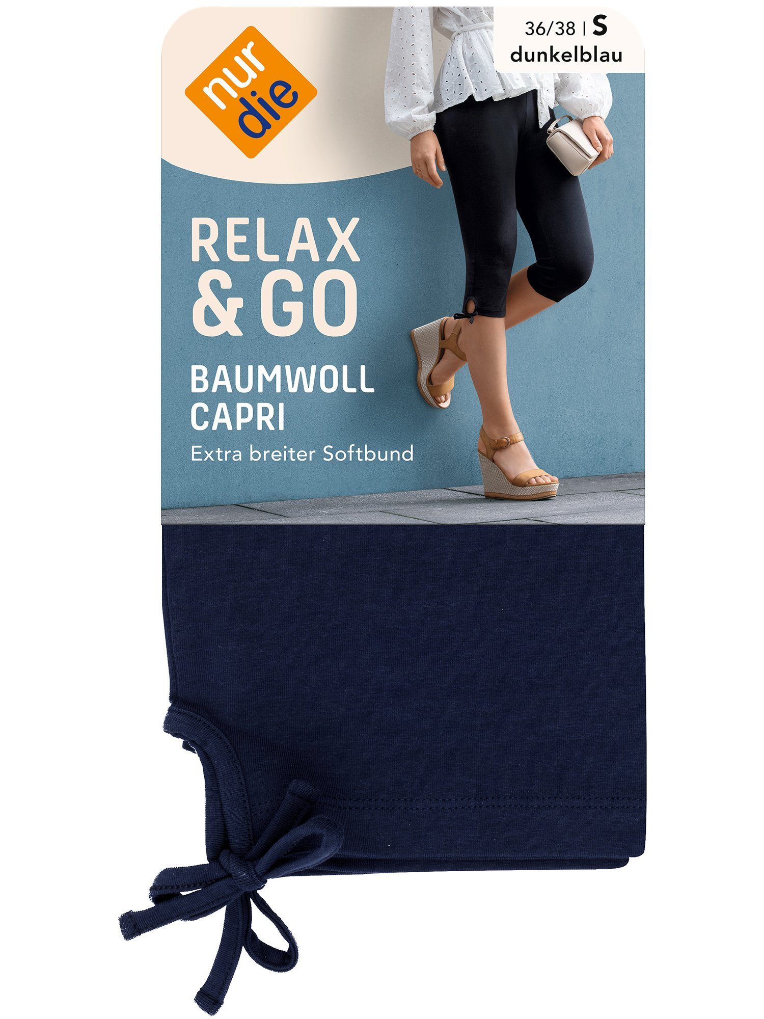 Nur Die Caprihose Relax & Go dunkelblau