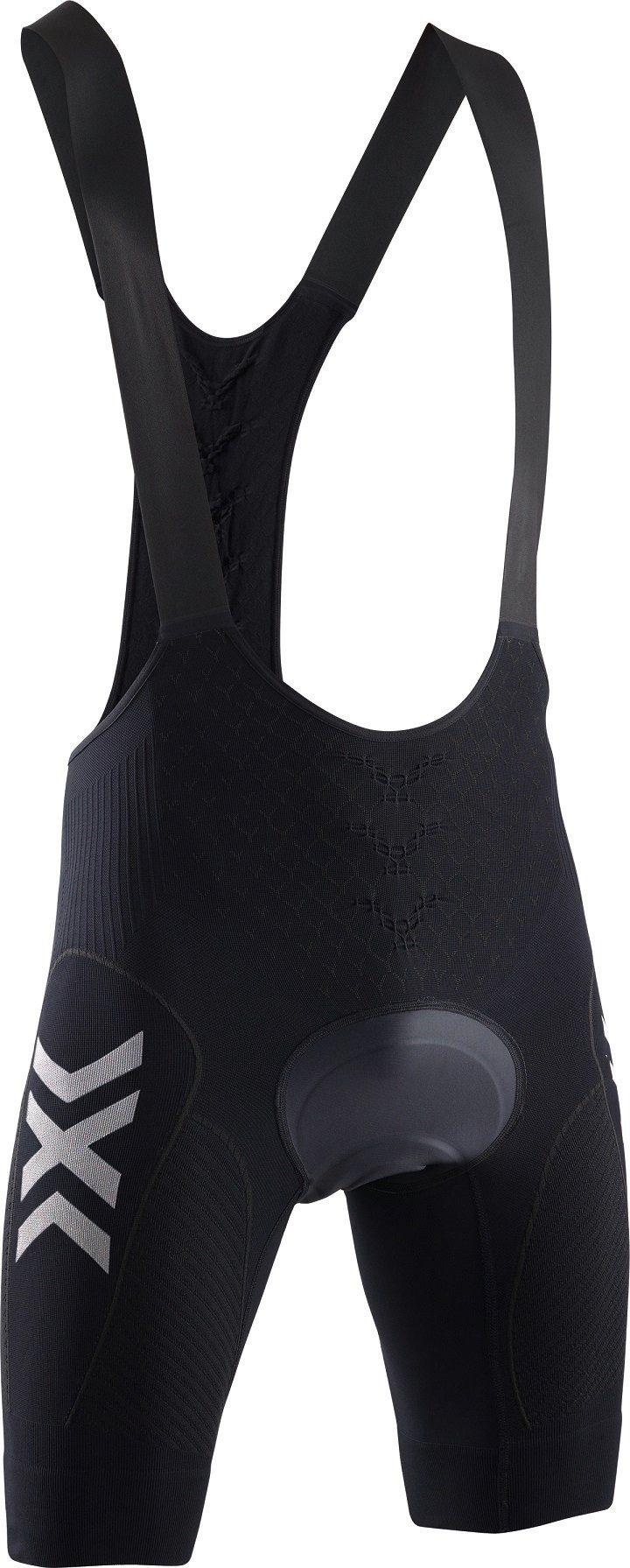 X-Bionic Fahrradhose Bike Twyce 4.0 BIB Short Padded schwarz/melange Herren
