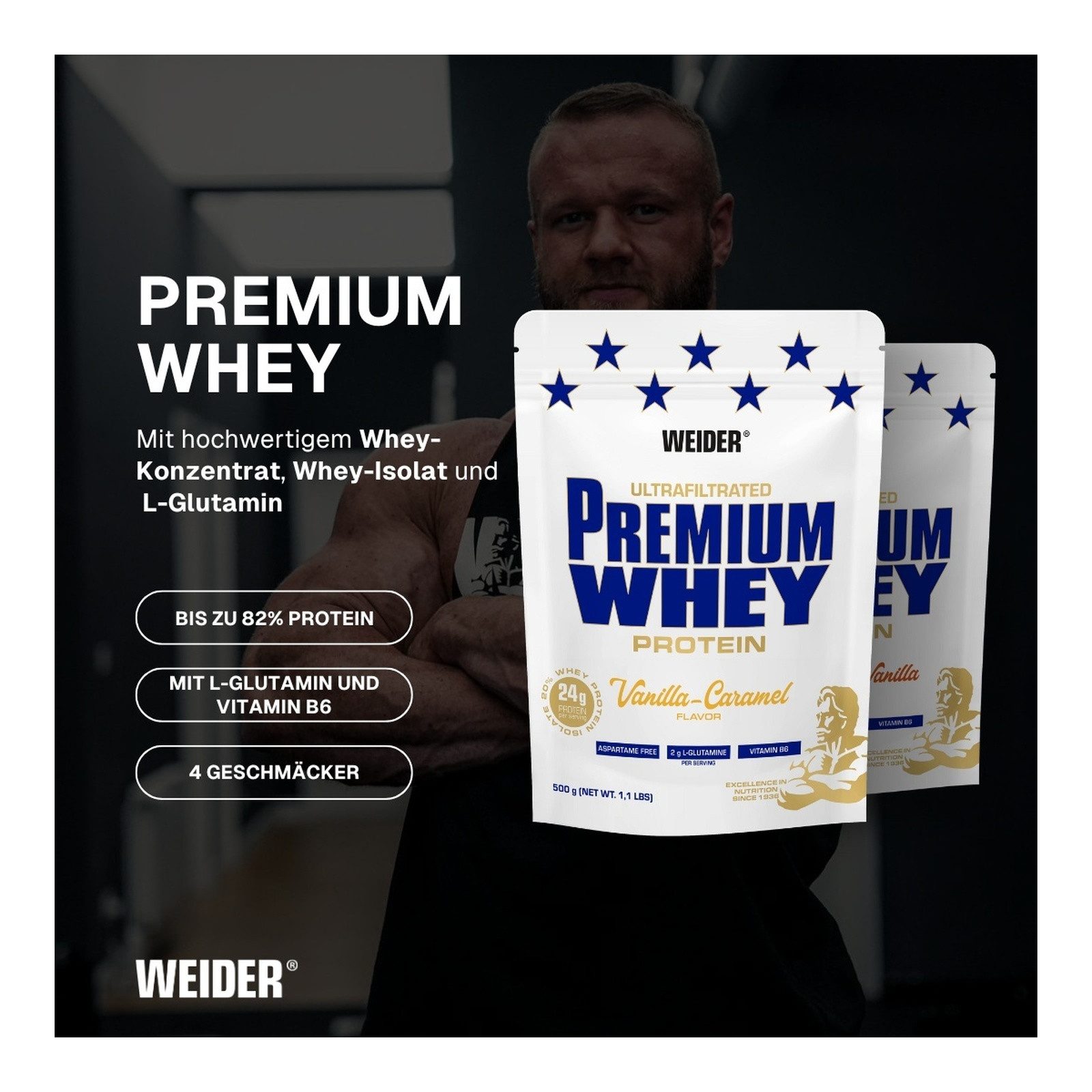 WEIDER® Weider Premium Whey Protein Pulver Pulver, 500 g
