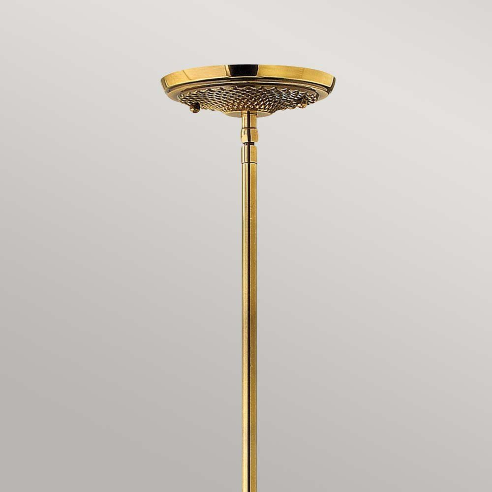 Elstead LIGHTING Pendelleuchte, Leuchtmittel nicht inklusive, Hängeleuchte Pendelleuchte Esszimmerlampe Ananas Design Messing Glas