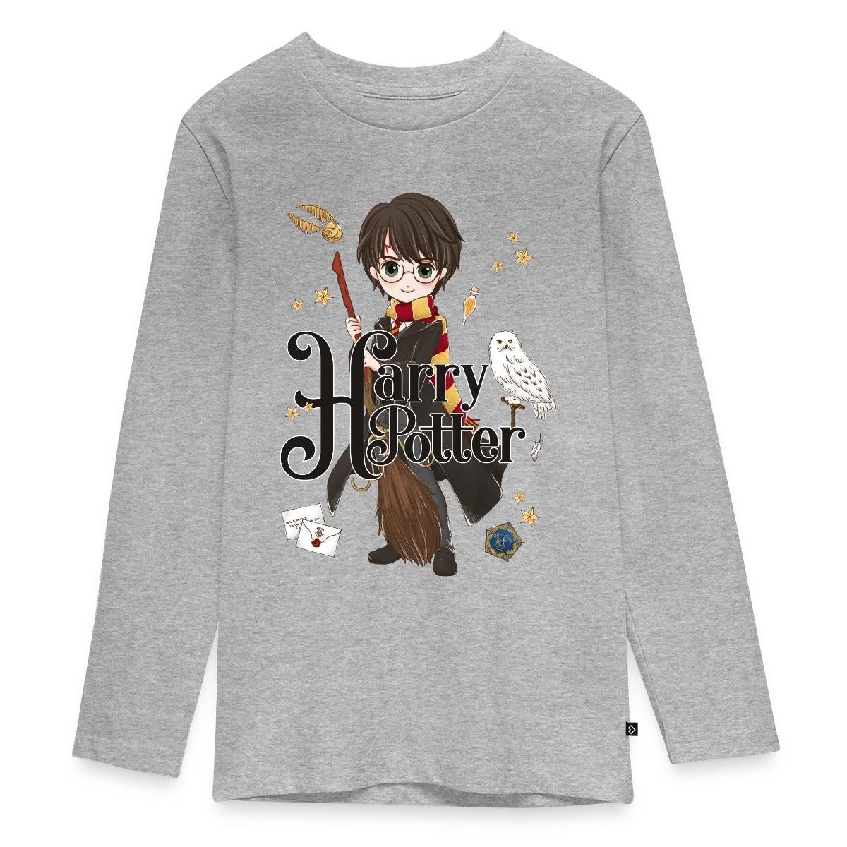 T-Shirt Harry Potter Elemente Teenager Premium Langarmshirt