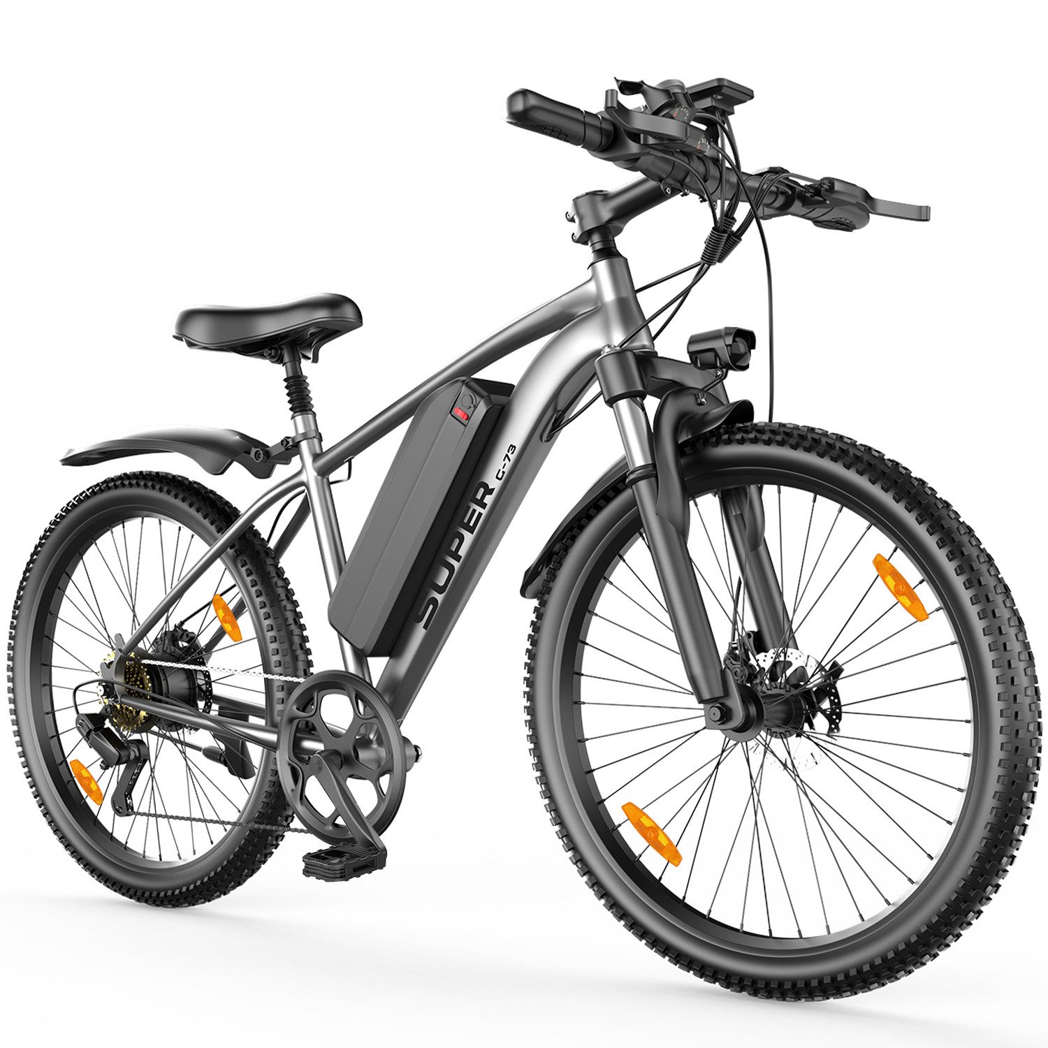 Vankel E-Bike Cityrad G73 Faltbares E-Fahrrad 624WH Pedelec, 48V 13 AH 80 km Reichweite, Kettenschaltung, Heckmotor, 624 Wh, Cityrad 7 Gang Shimano,Scheibenbremsen Scheibenbremse, Kettenschaltung