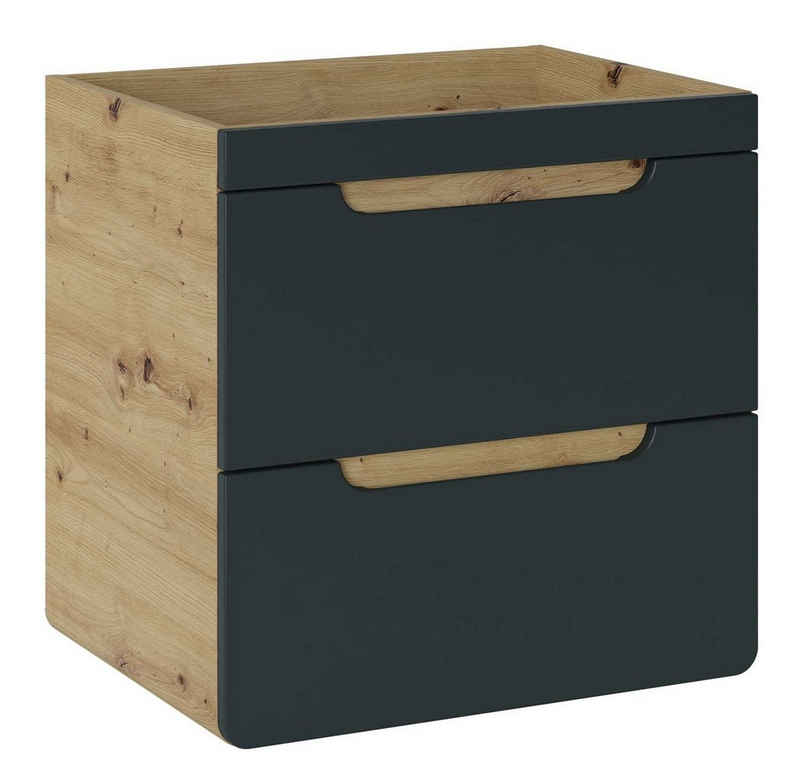 Feldmann-Wohnen Waschbeckenschrank Aruba (1-St) 60x46x59cm Farbe wählbar