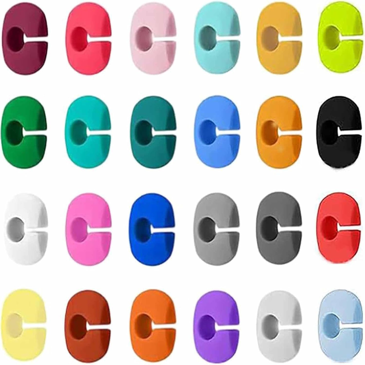 FELIXLEO Küchenorganizer-Set 30er Silikon Glasmarker Wiederverwendbar Weing günstig online kaufen