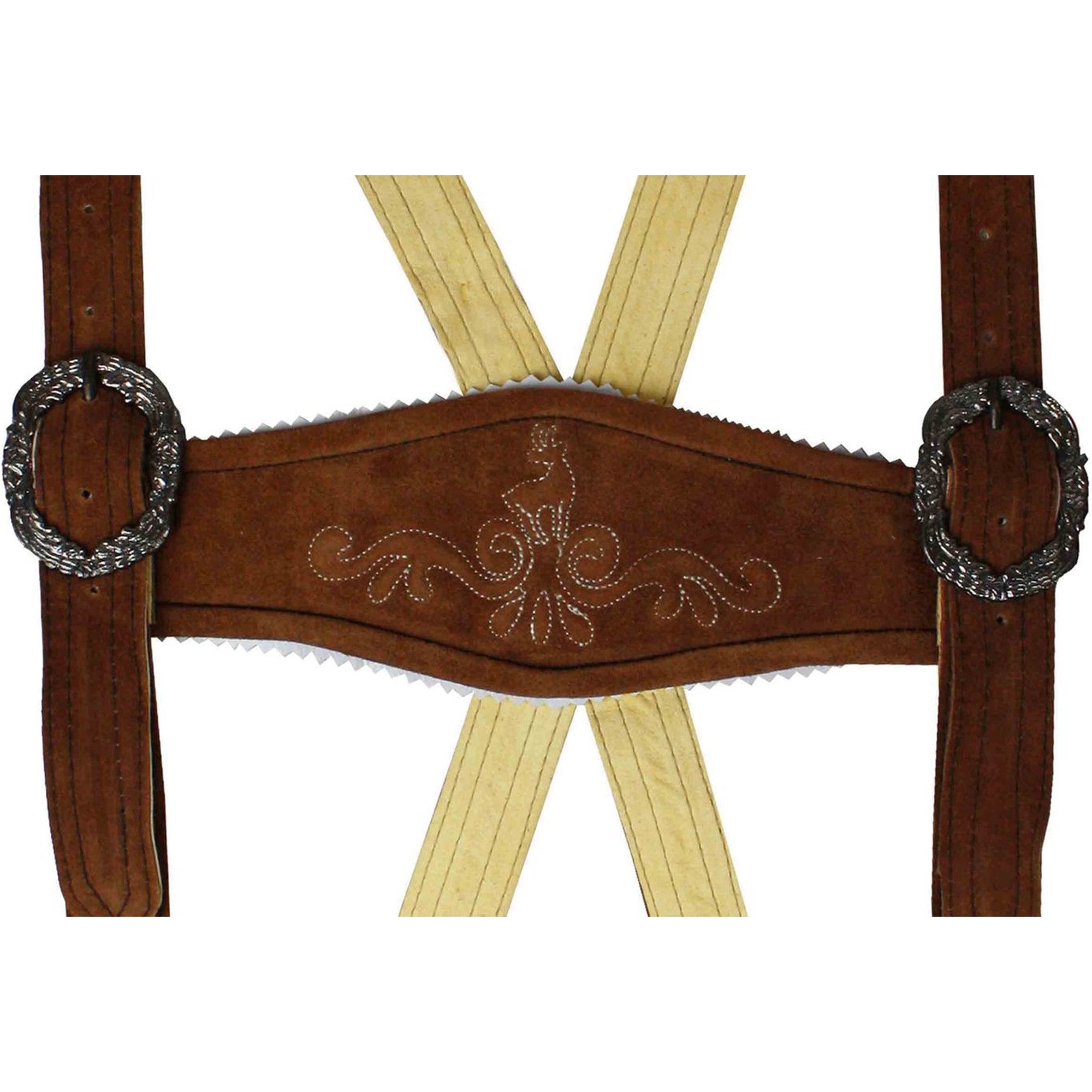 German Wear Hosenträger GW800-HT Hosenträger Stegträger für Trachten Lederhosen H-Träger