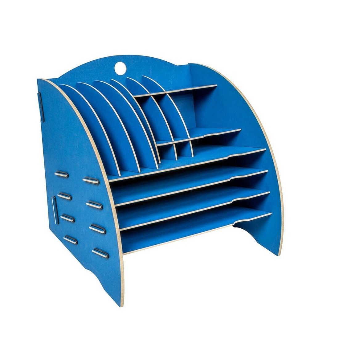 WERKHAUS® Aufbewahrungsbox Werkhaus Ablage Big Organizer Briefablage Schreibtisch Himmelblau