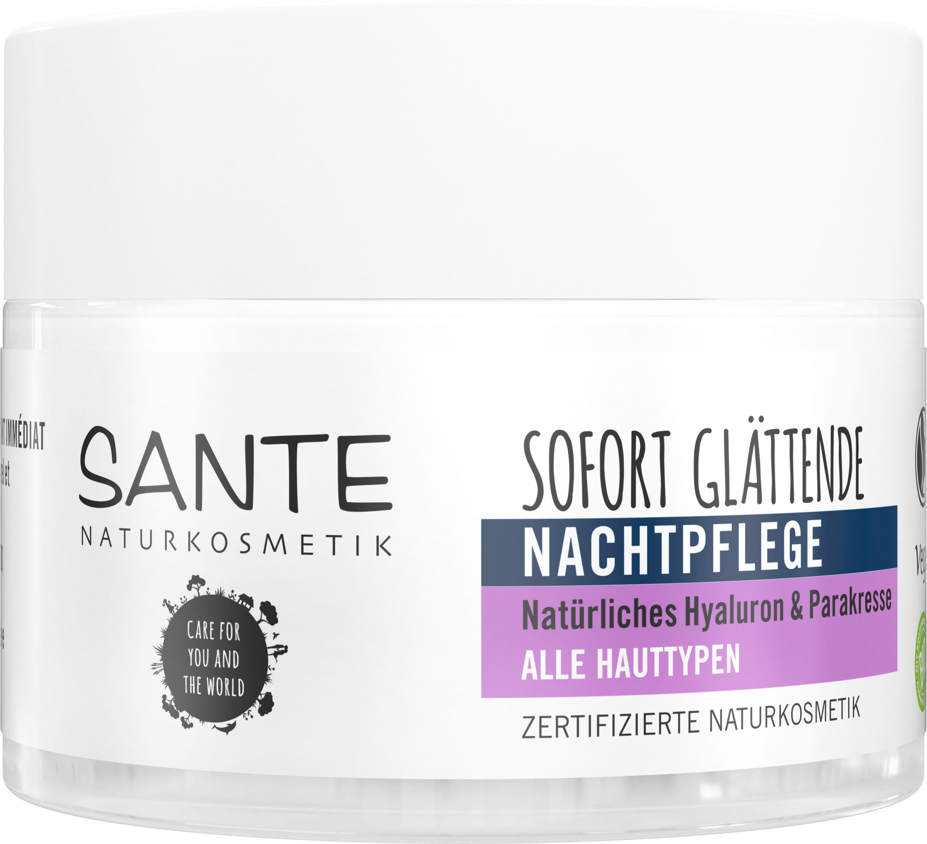 Beliebteste bevorzugte Behandlung SANTE Gesichtspflege Sofort glättende Nachtpflege