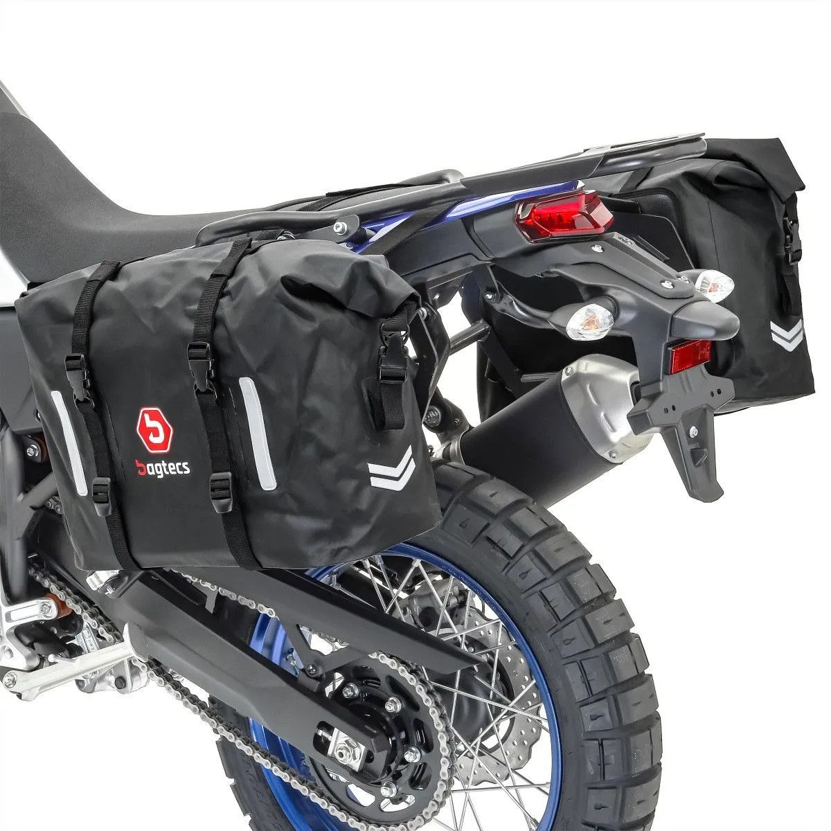 Satteltasche Motorrad Satteltaschen Wasserdicht Bagtecs WP8 2x30L