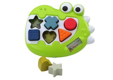 LEAN Toys Lernspielzeug Sortierer Dinosaurier Interaktiv Rassel Melodie-Puzzle Spielzeug