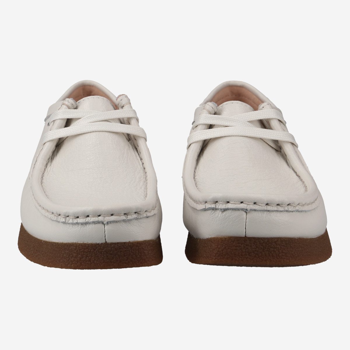 Clarks WallabeeEVOSh 26174880 4, Schnürschuhe in Weiß für Damen Schnürschuh