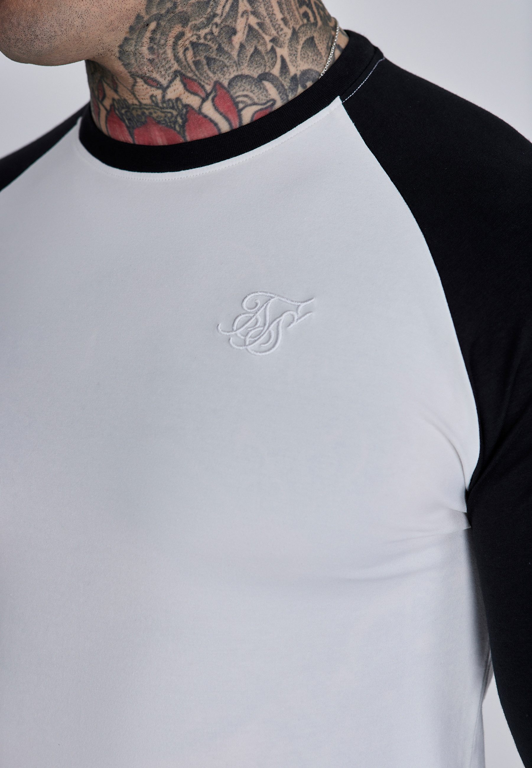 Siksilk Kurzarmhemd SikSilk Herren LS Muscle Fit T-Shirt günstig online kaufen
