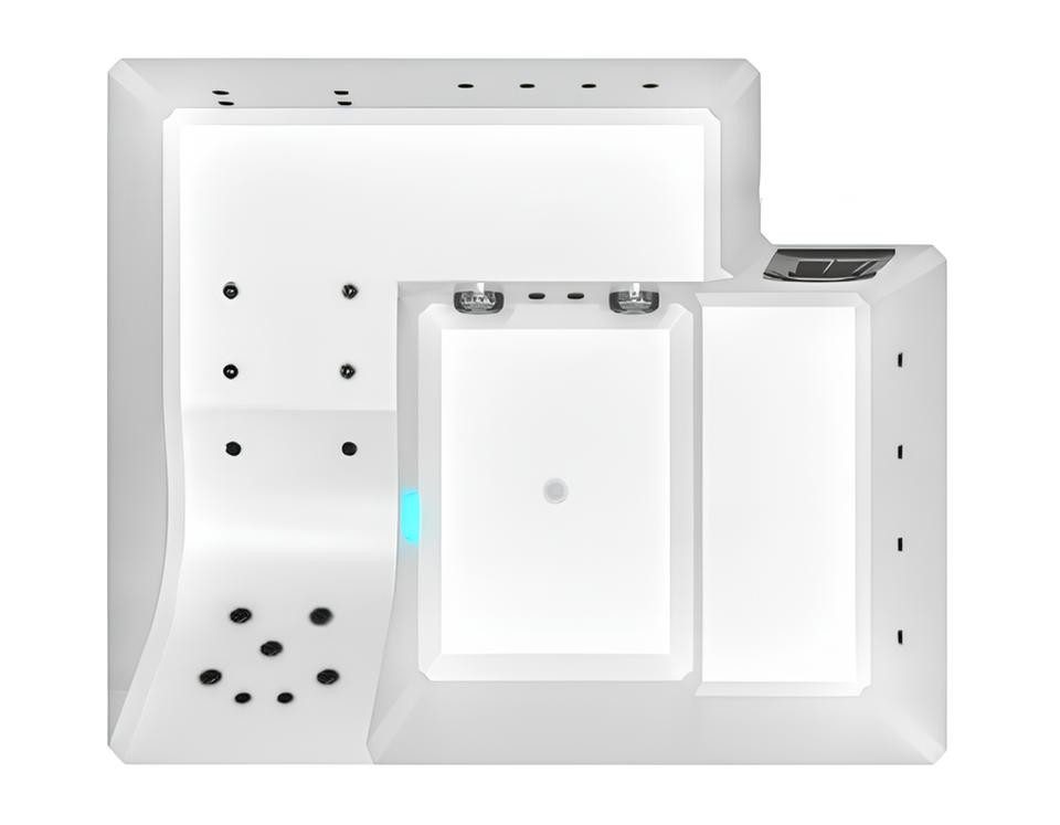 JVmoebel Whirlpool-Badewanne Whirlpool Relaxpool Acryl Massagebecken mit Massagedüsen, (1-tlg), Made in Europa