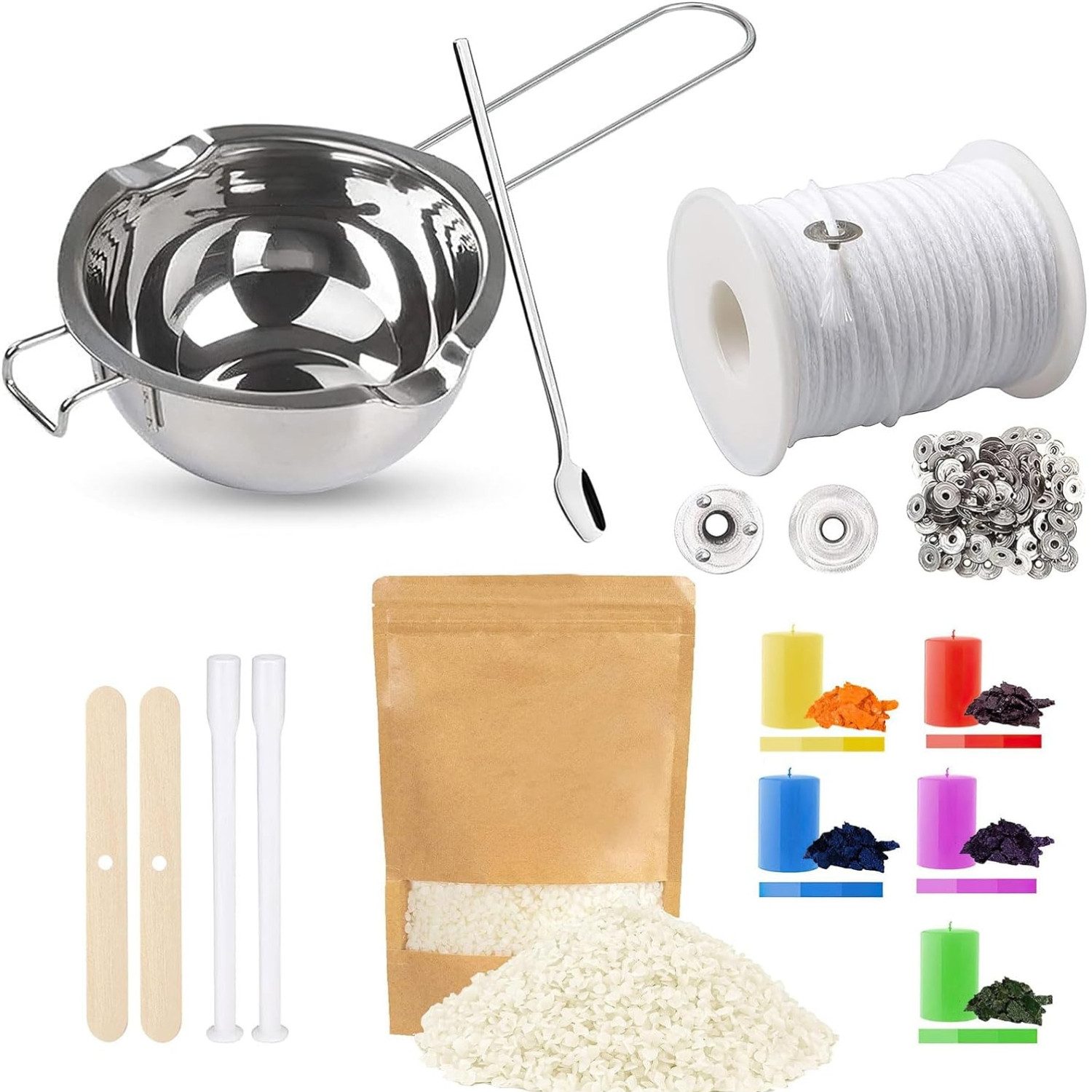 Formkerze Kerzen Selber Machen Set Geschenke für Frauen diy set erwachsene