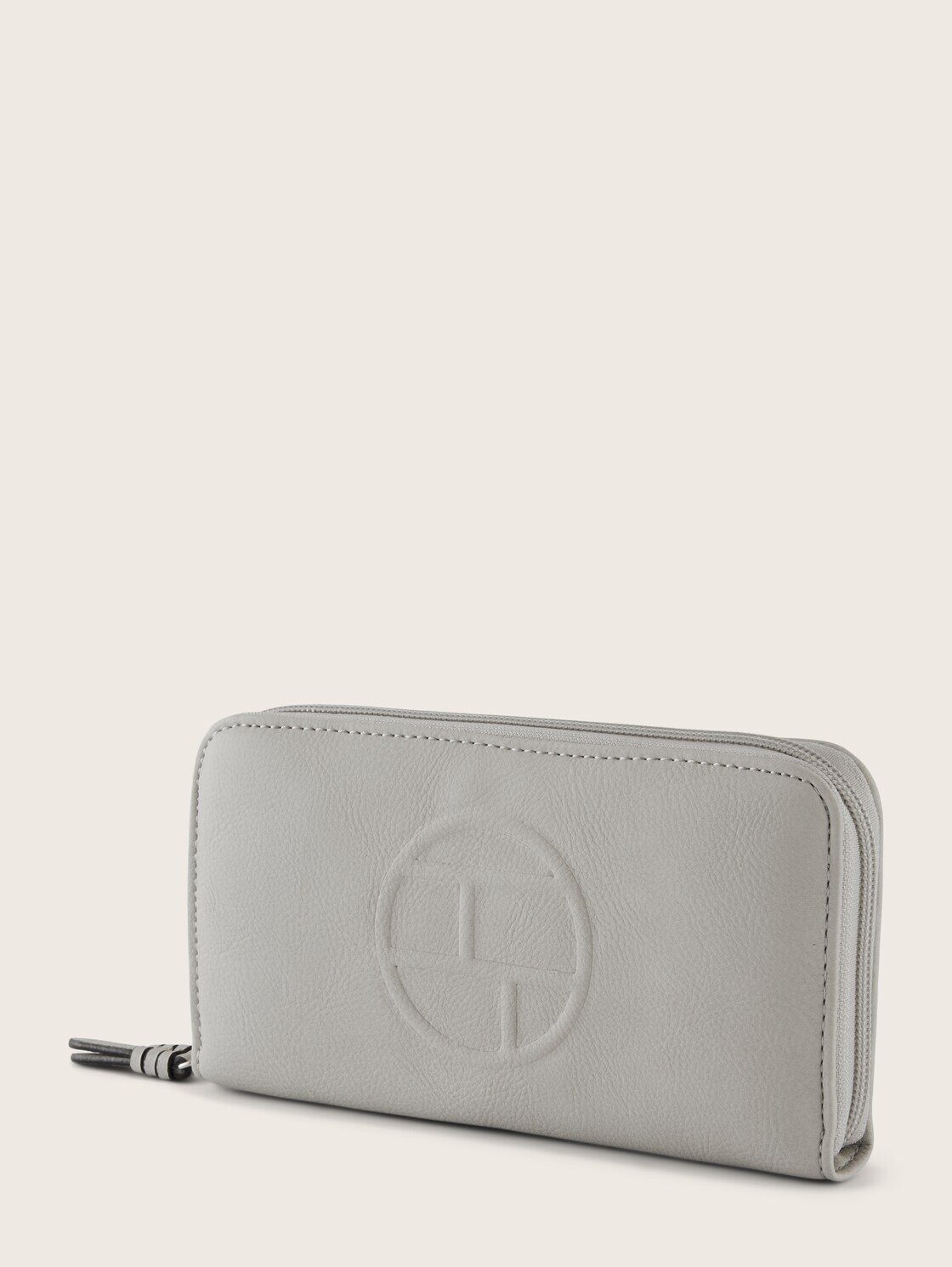 Portemonnaie mid TOM grey mit TAILOR Clutch Logo-Prägung Rosabel