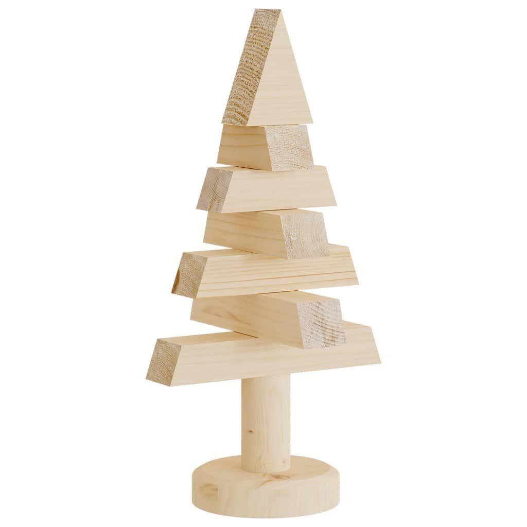 Stk. Holz Deko-Weihnachtsbäume 30 Künstlicher Kiefer 2 cm Weihnachtsbaum vidaXL Massivholz