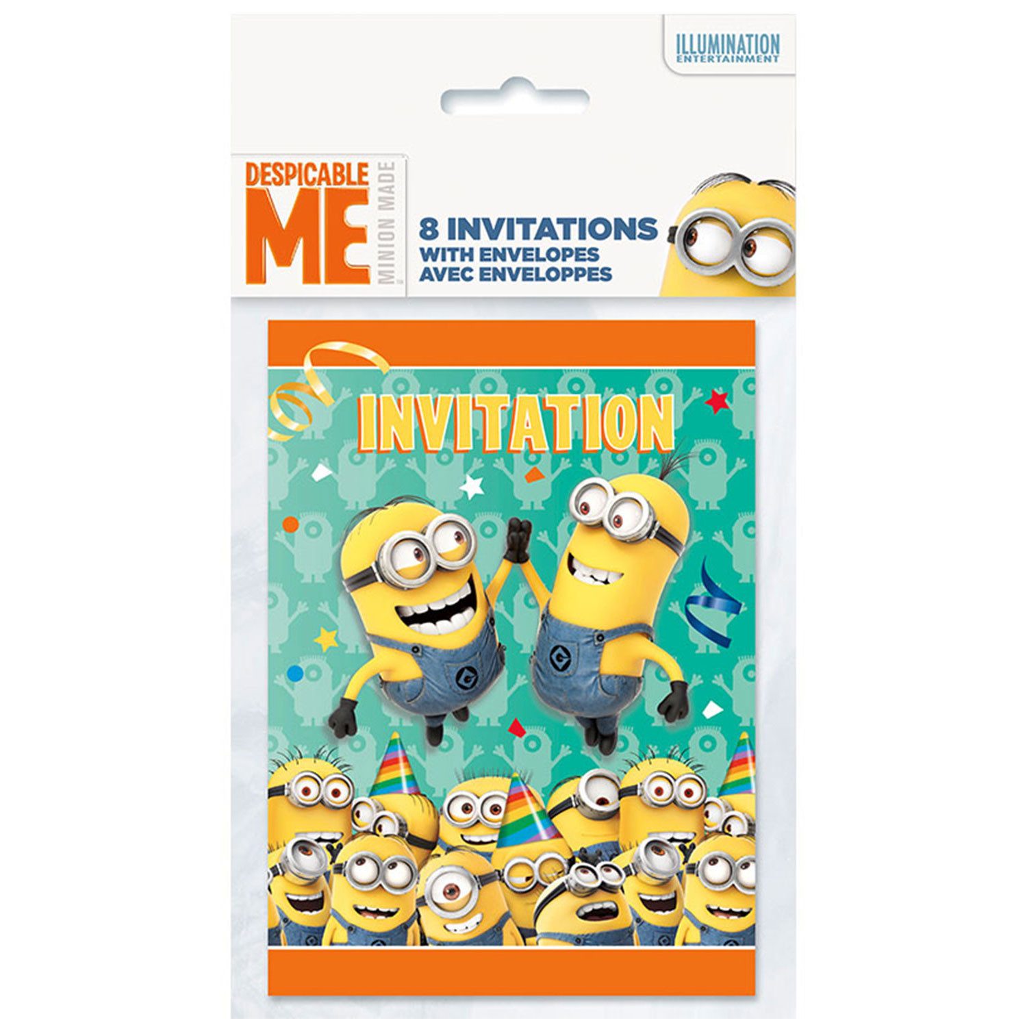 Das Kostümland Kindergeschirr-Set 'Minions' Party Deko Set für Kindergeburtstag – Ti, Papier – Bild 4 von 5