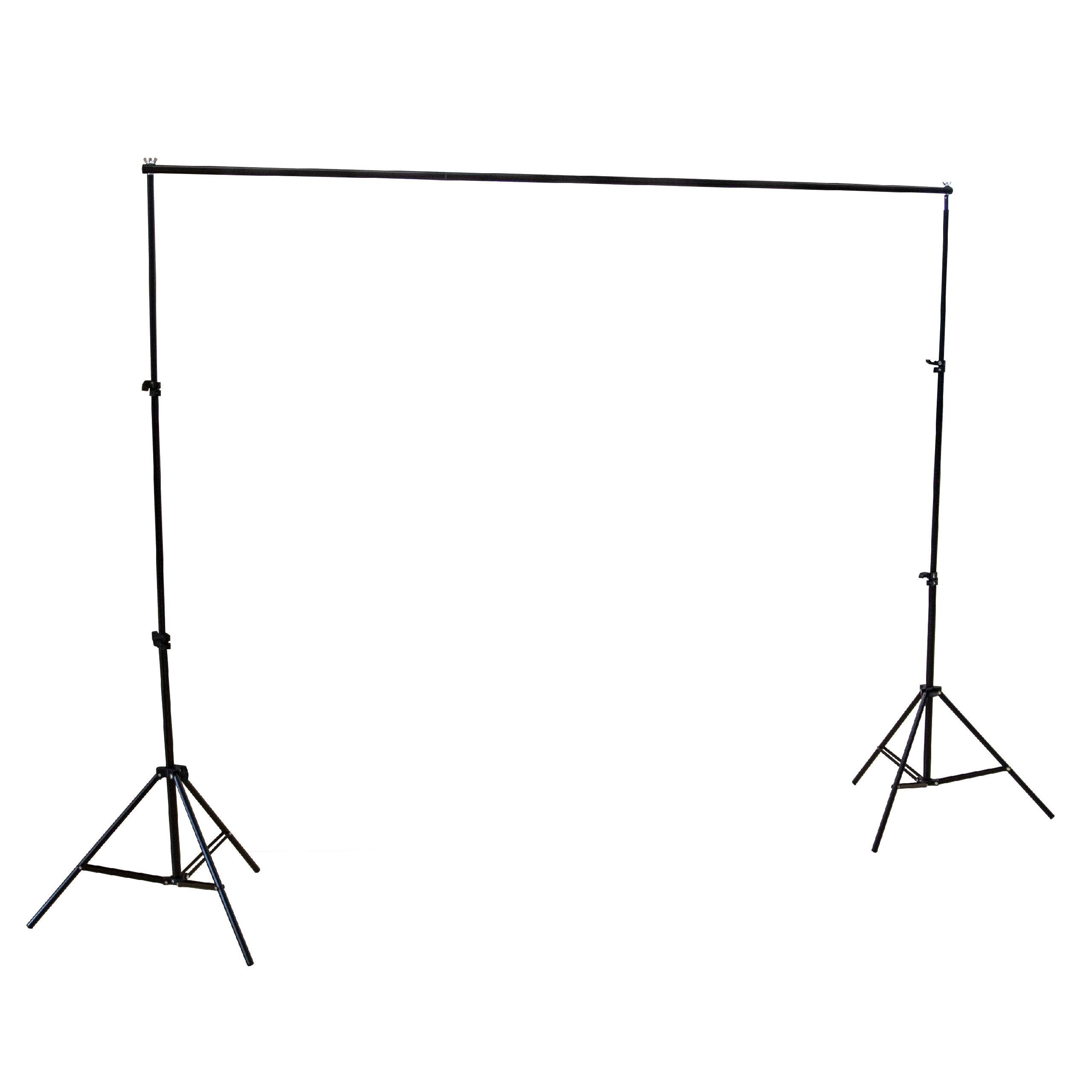 vhbw Hintergrundsystem für Fotohintergrund, Teleskopische Montage