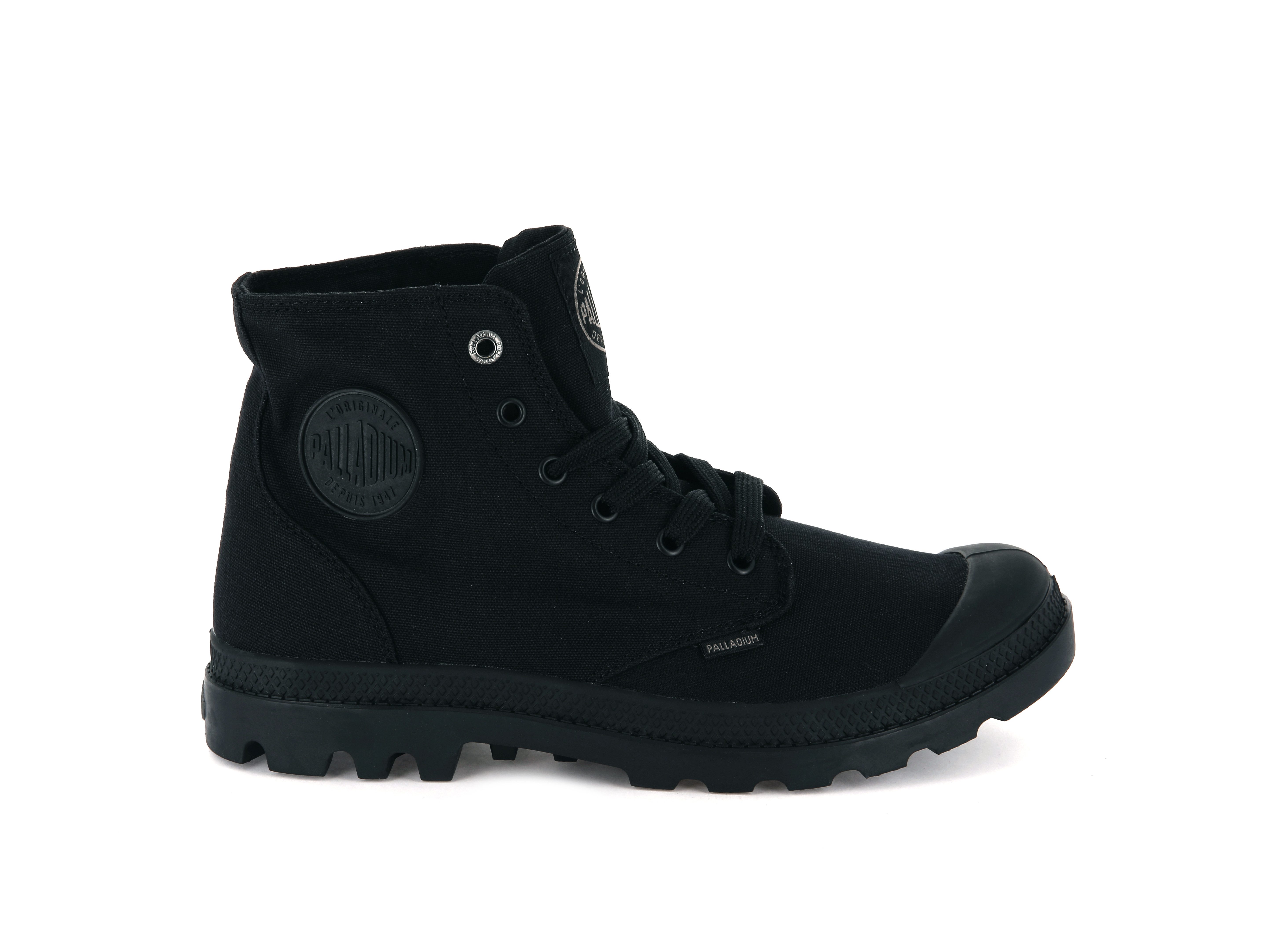 Palladium MONO CHROME Schnürboots Schnürstiefel, Schnürstiefelette aus Canv günstig online kaufen