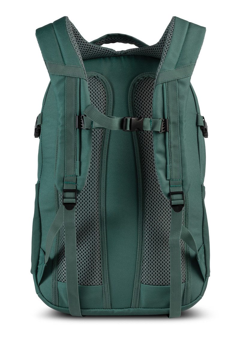 BESTWAY Schulrucksack BestWay Evolution Solid Rucksack 22 Liter grau-grün