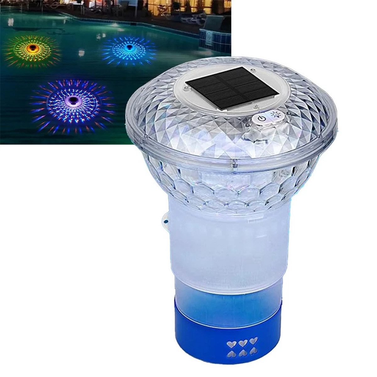 Novzep Pool-Lampe Chlordosierer mit LED-Licht & günstig online kaufen