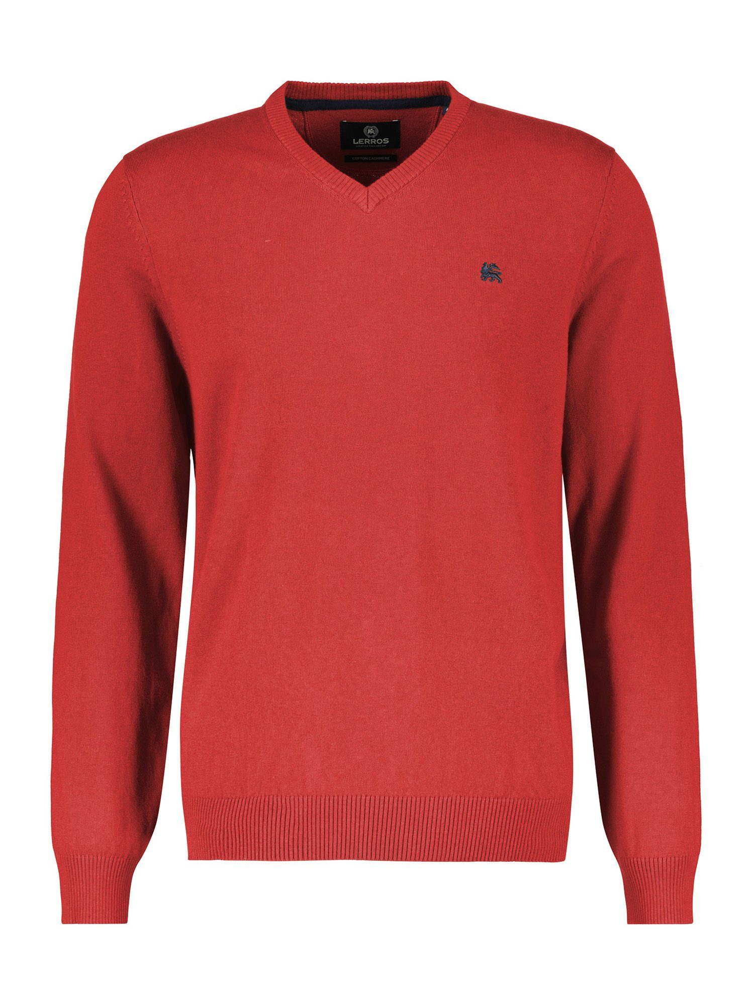 Strickpullover LERROS V-Neck Pullover mit Kaschmiranteil