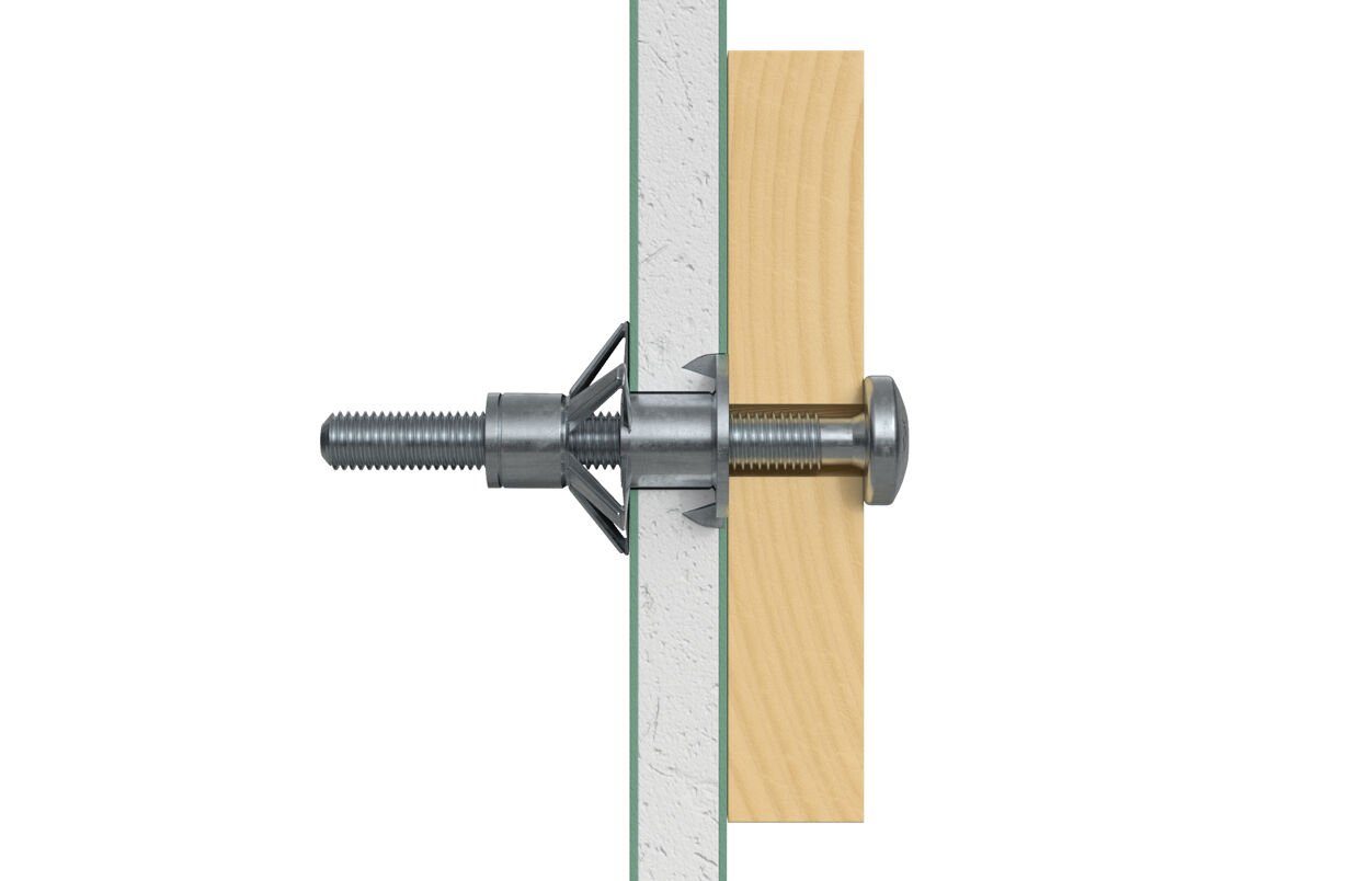 fischer Schrauben- und Dübel-Set Fischer Hohlraumdübel aus Metall 6.0 x 52 mm - 20