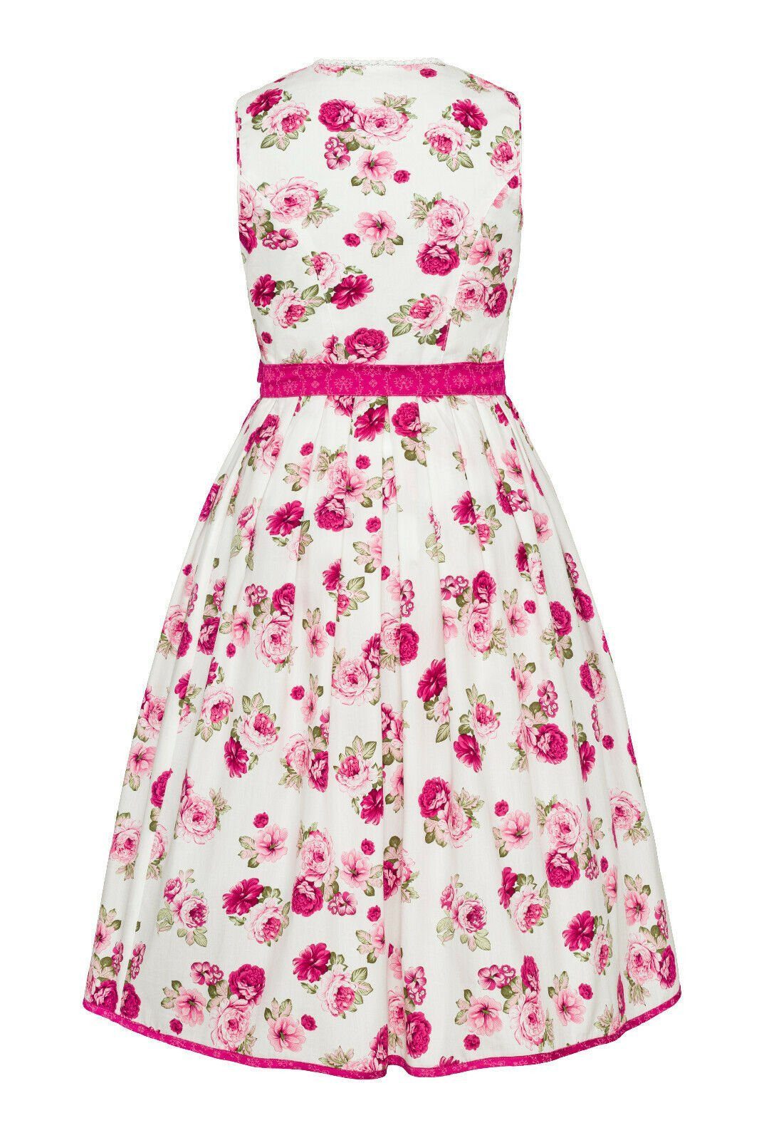 Ramona Lippert Dirndl Astrid 2-teilig hochgeschlossen Rosenmotiv Rocklänge günstig online kaufen