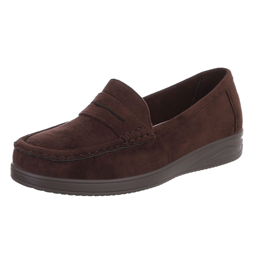 Ital-Design Elegante Loafer für Damen aus hochwertigem Material Slipper (91 günstig online kaufen
