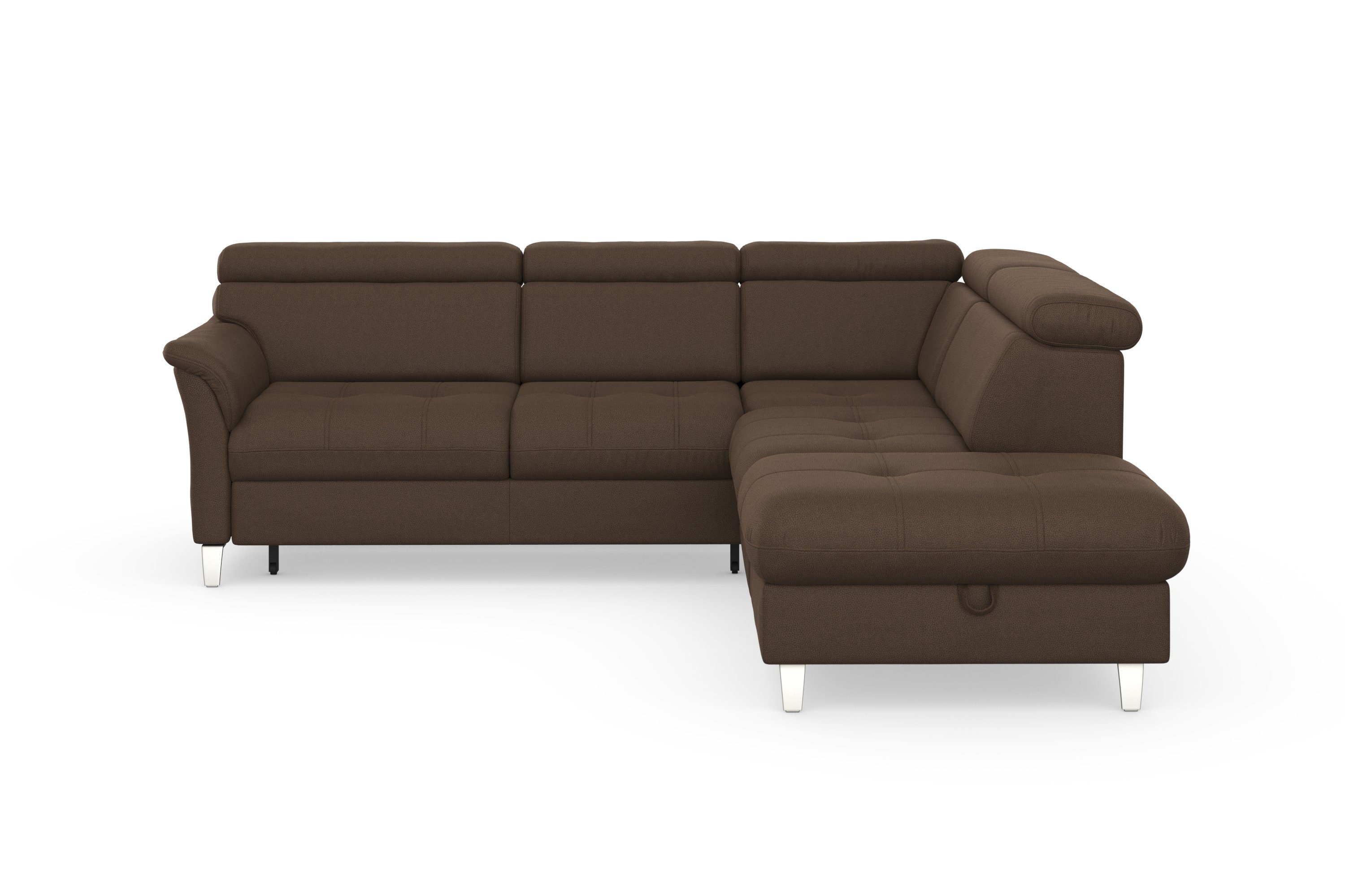 sit&more Ecksofa Marano L-Form, inklusive Kopfteilverstellung, optional Schlaffunktion & Bettkasten