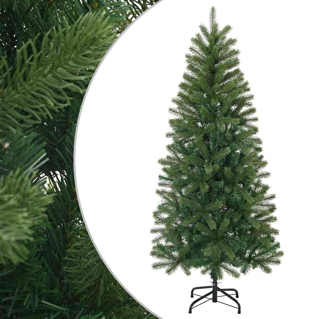 vidaXL Künstlicher Weihnachtsbaum Künstlicher Weihnachtsbaum Grün 120 cm PVC, PE und Stahl