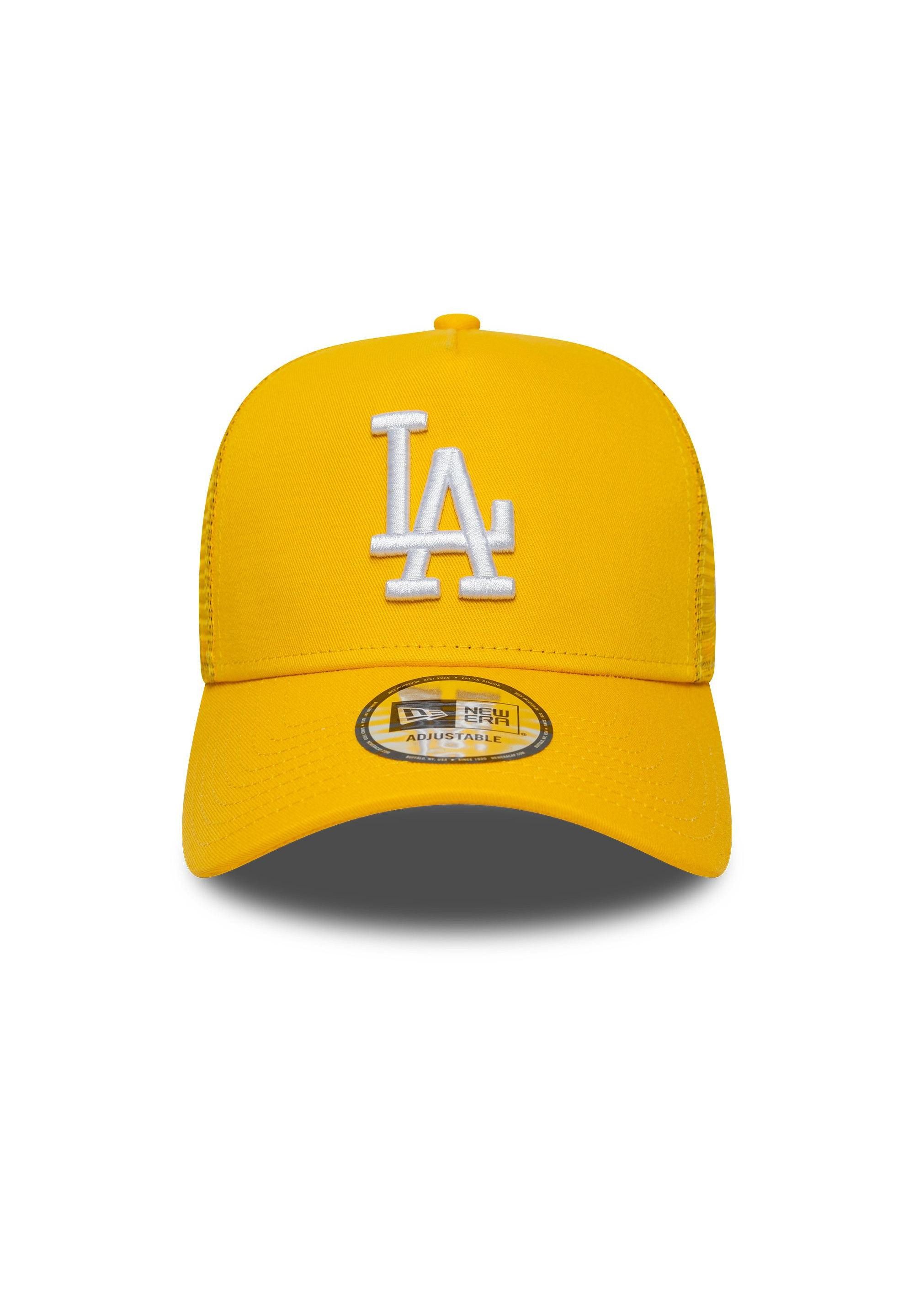 New Era Baseball Cap Los Angeles Dodgers A-Frame Trucker Cap New Era Gelb Weißes Logo (1-St)