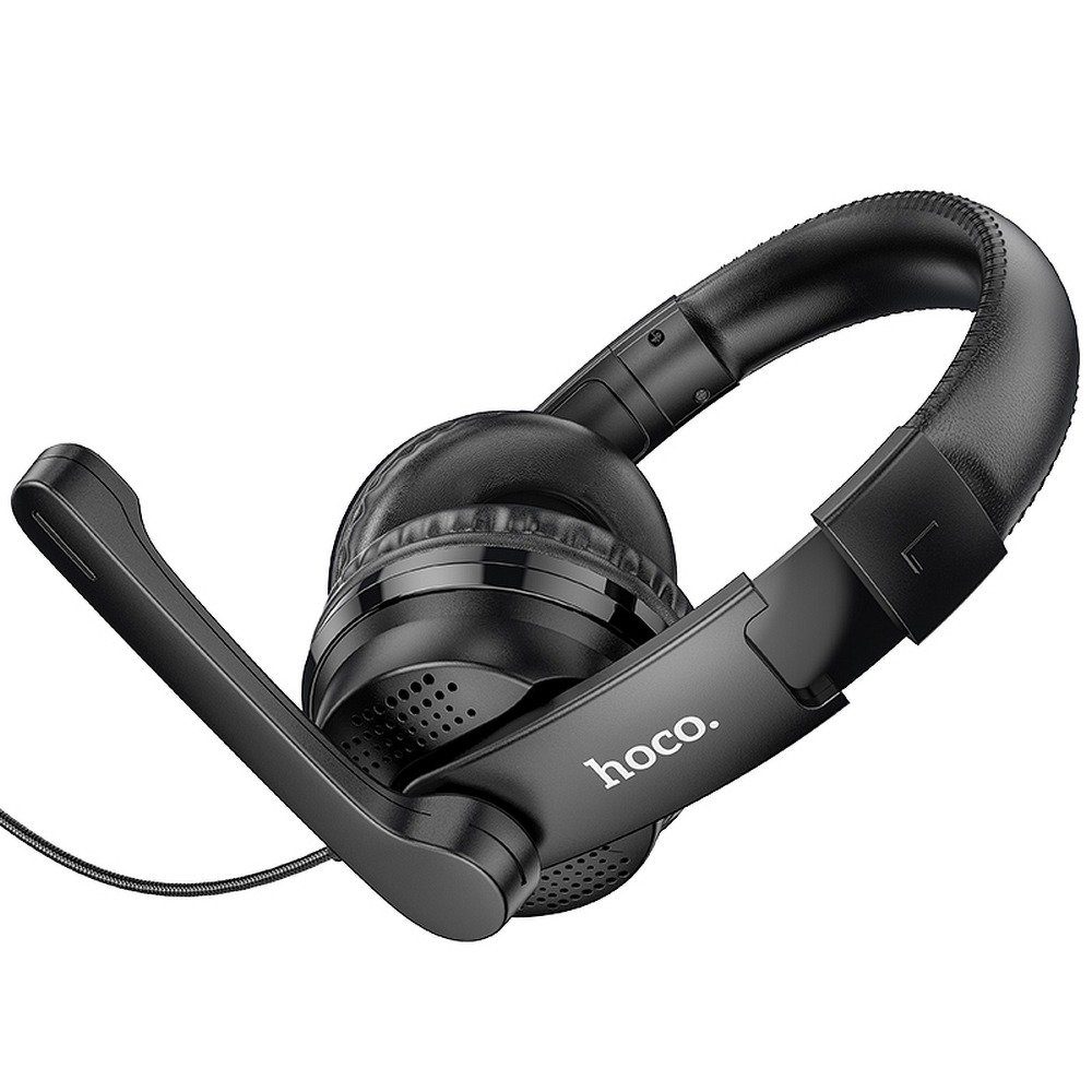 HOCO W103 Kopfhörer mit Mikrofon 3,5mm Stereo USB Headset für PC, Laptop  Gaming-Headset