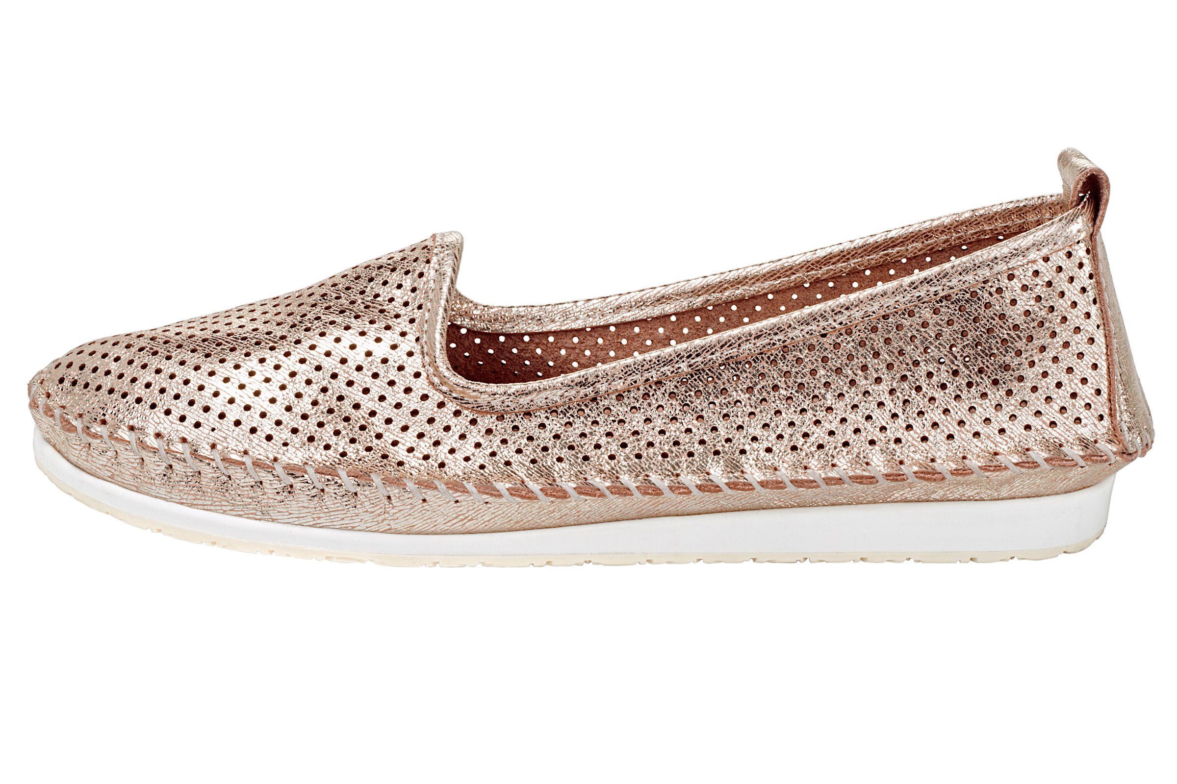 Andrea Conti Slipper rosé-metallic