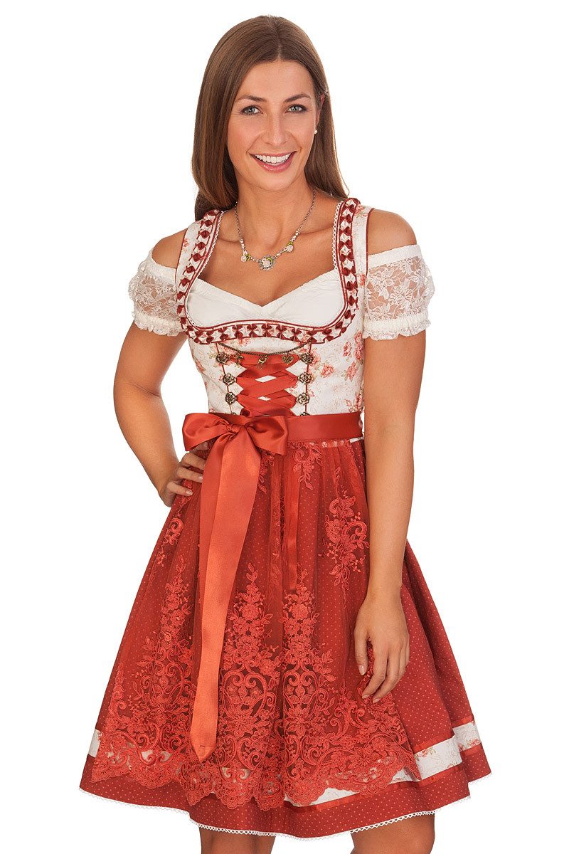 Dirndl Midi Dirndl 2tlg. - BERNISA - creme