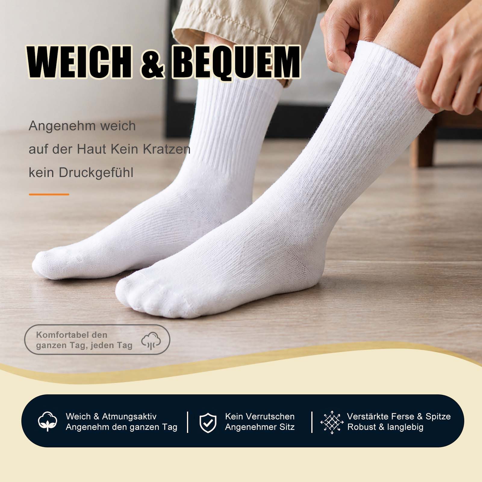 Yalion Socken YALION Premium Herren & Damen Business Socken Baumwolle Businesssocken (12-Paar) – Bild 4 von 5