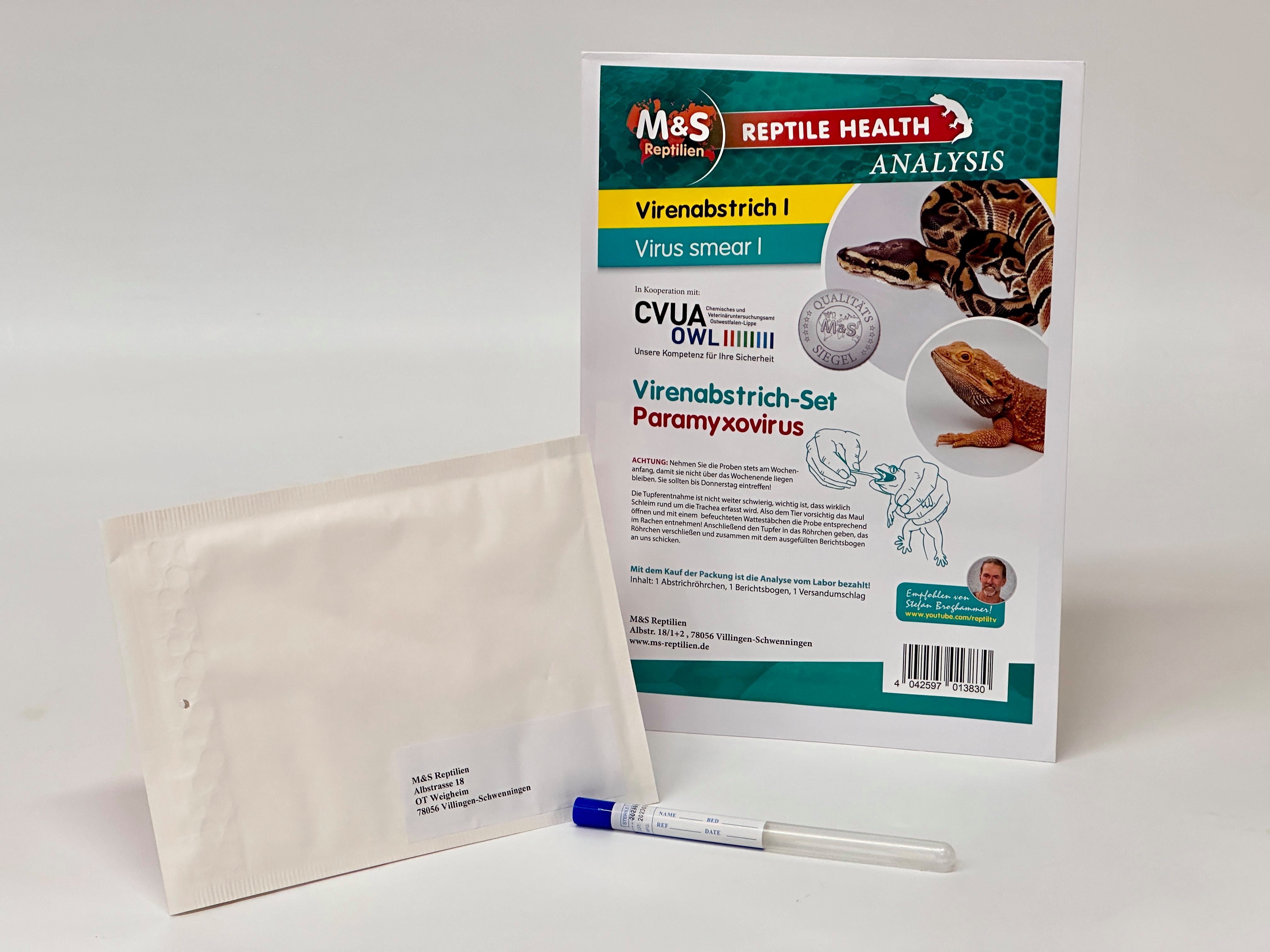 Terrarium M&S Virenabstrichset auf Paramyxovirus