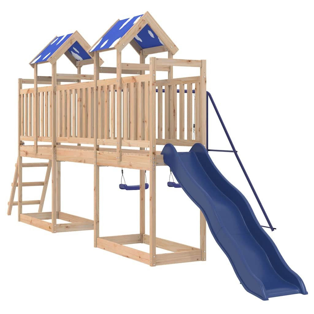 vidaXL Spielturm Spielturm Massivholz Kiefer