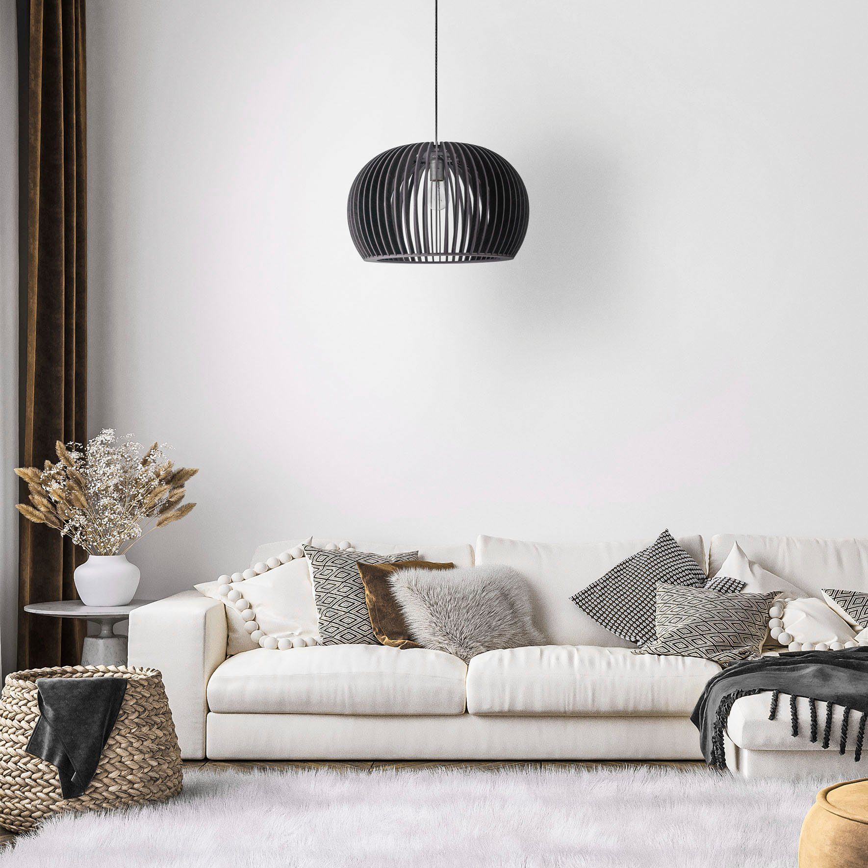 Paco Home Pendelleuchte PULU, ohne Leuchtmittel, Esstisch Pendelleuchte Hol günstig online kaufen