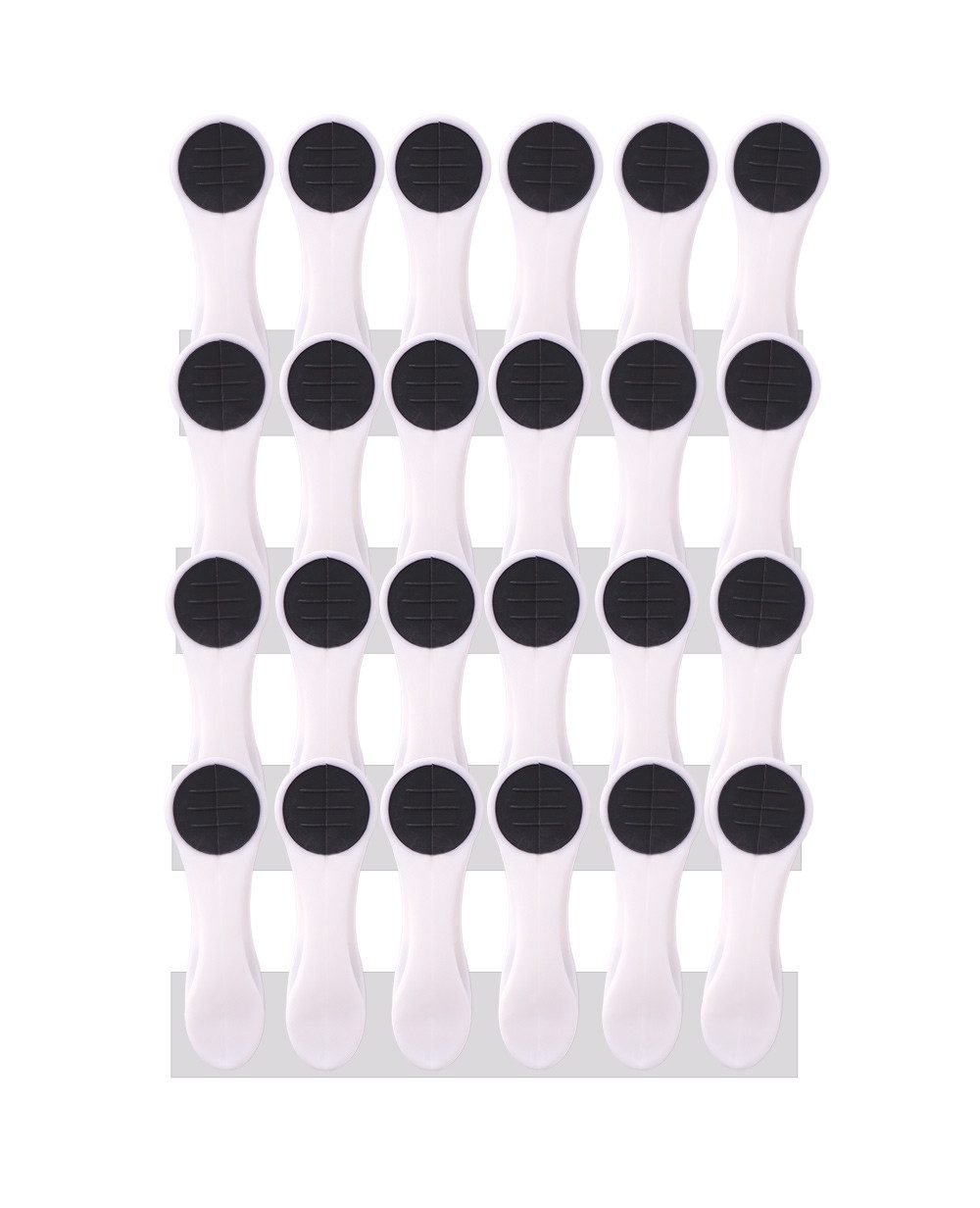 trendfinding Wäscheklammern 24 Wäscheklammern mit Softgrip und Spiralfedern, Mit neuester Klammertechnik für empfindliche Wäsche