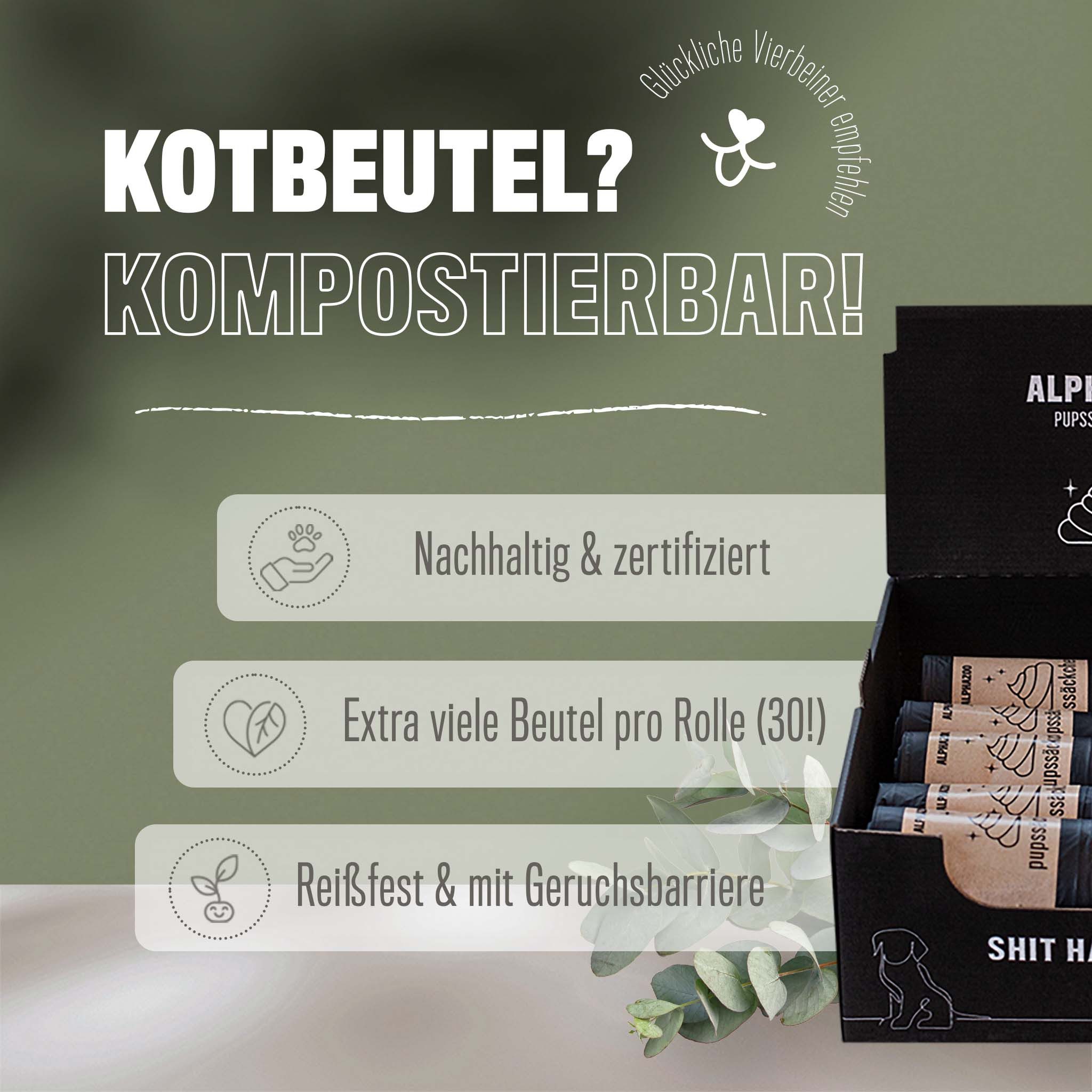 ALPHAZOO Hundekotbeutel Kotbeutel für Hunde I günstig online kaufen