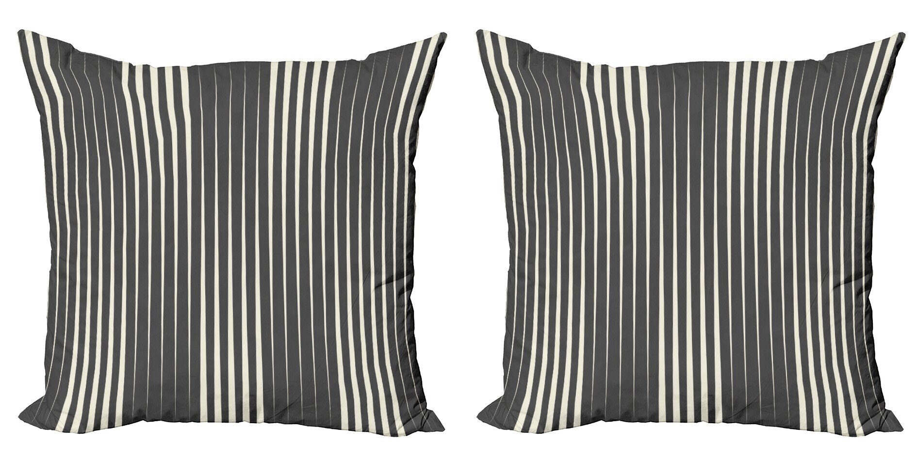 Doppelseitiger Stück), Digitaldruck, Minimalist Stripes Kissenbezüge Abakuhaus Accent (2 Modern Geometrisch